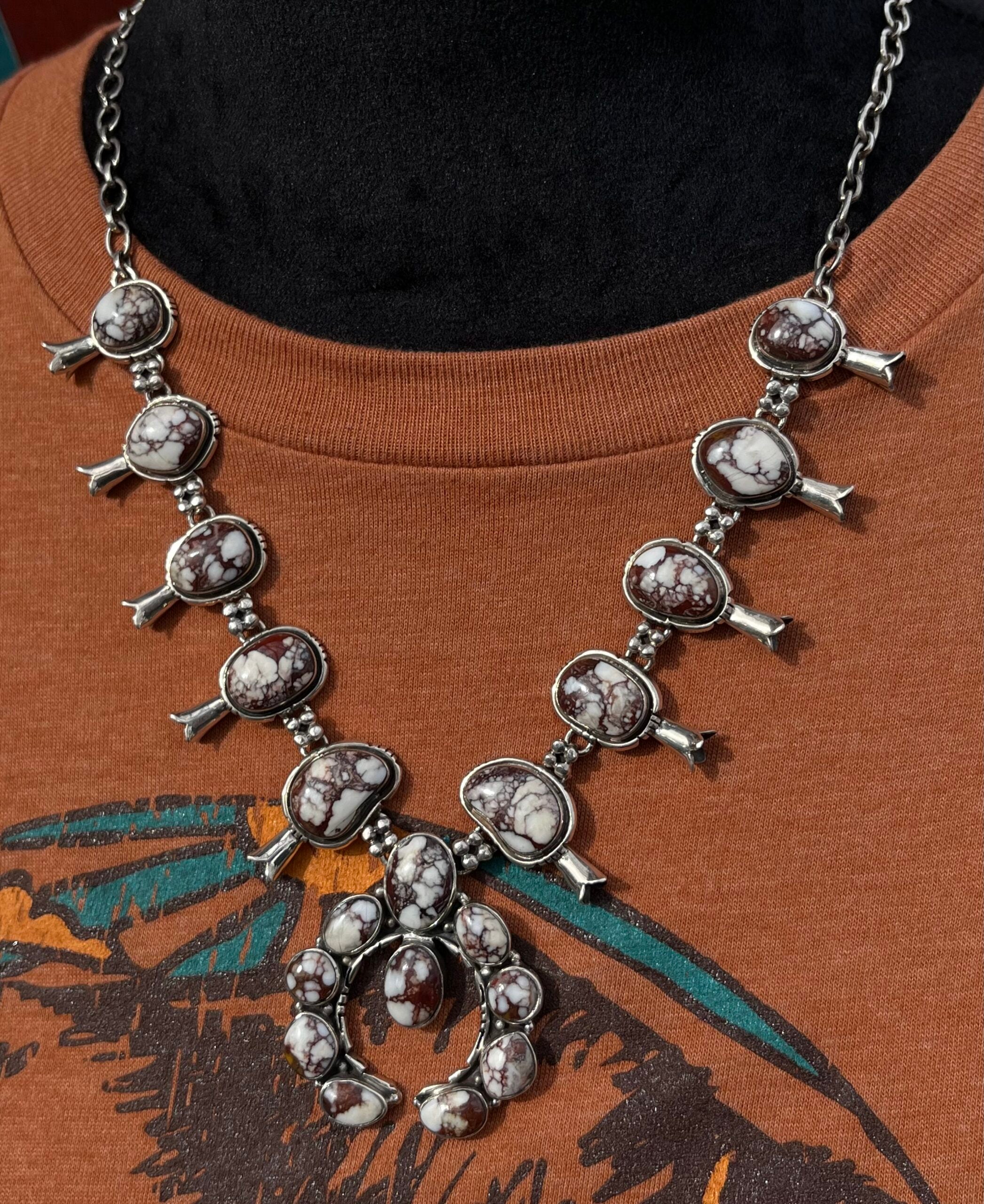 Wild Horse Squash Blossom Set – Dakota Sky Stone