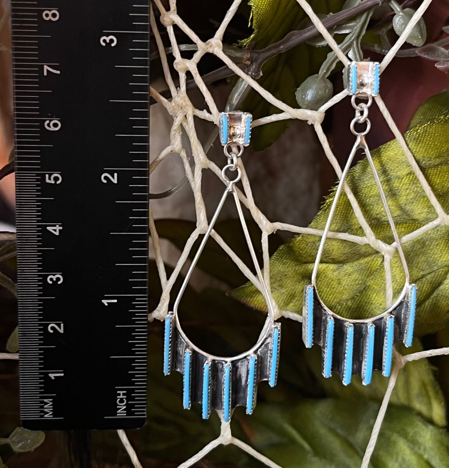 Sleeping Beauty Turquoise Earrings