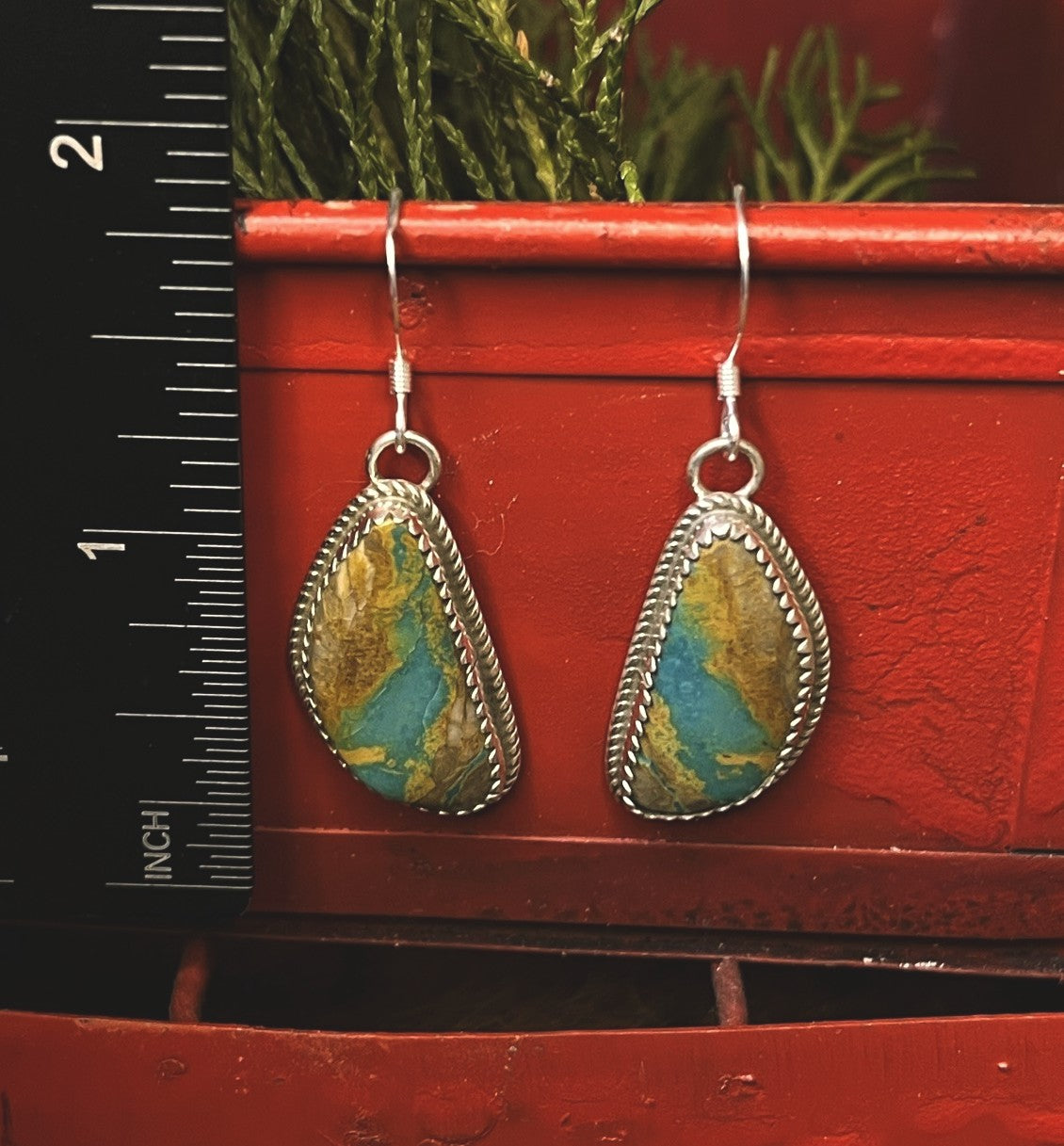 Boulder Turquoise Earrings