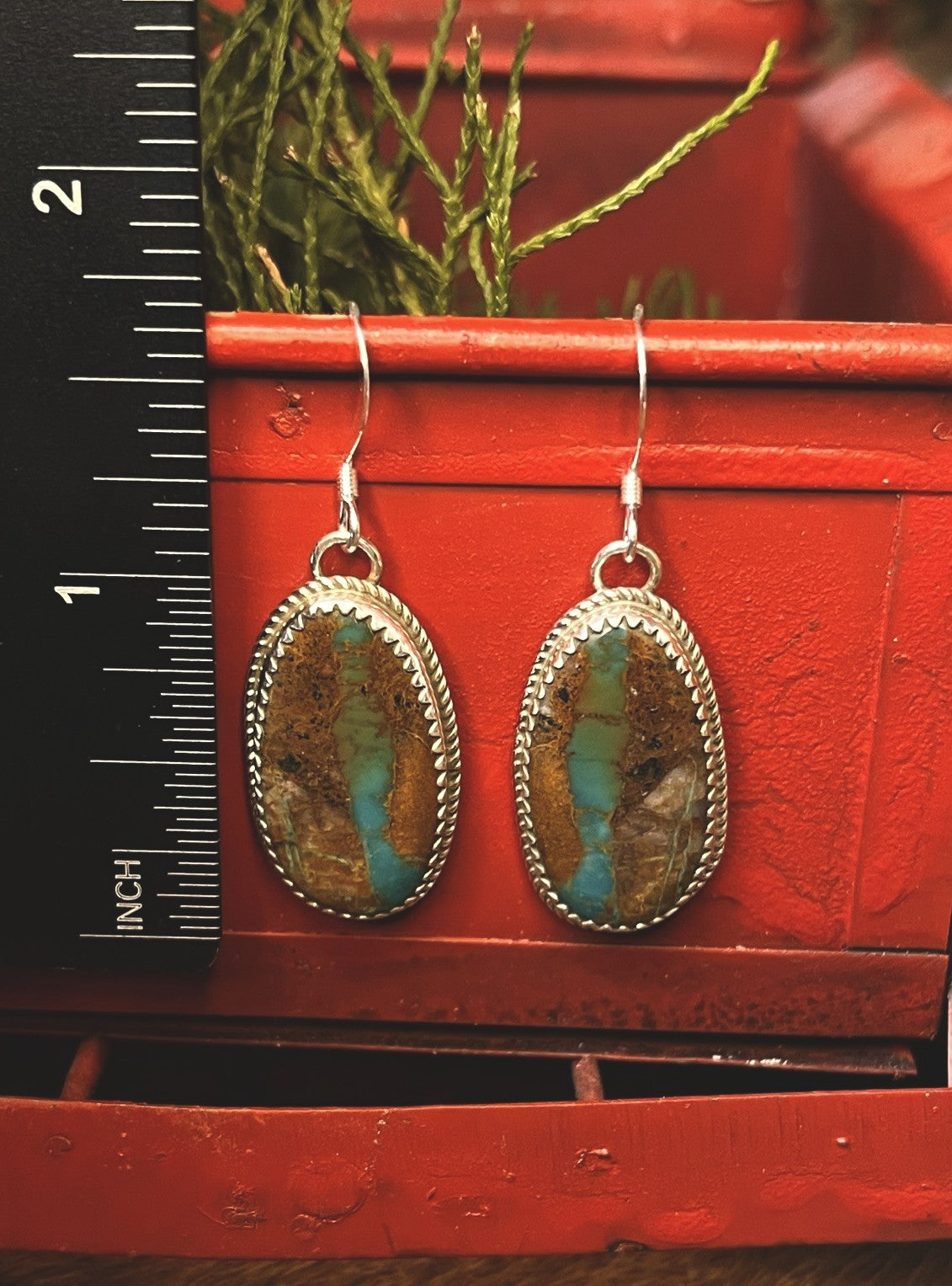 Boulder Turquoise Earrings