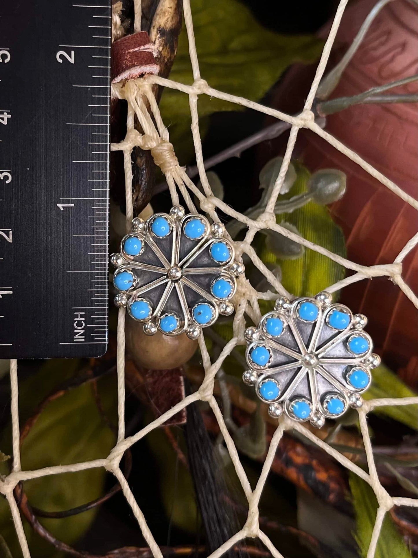 Sleeping Beauty Turquoise Earrings