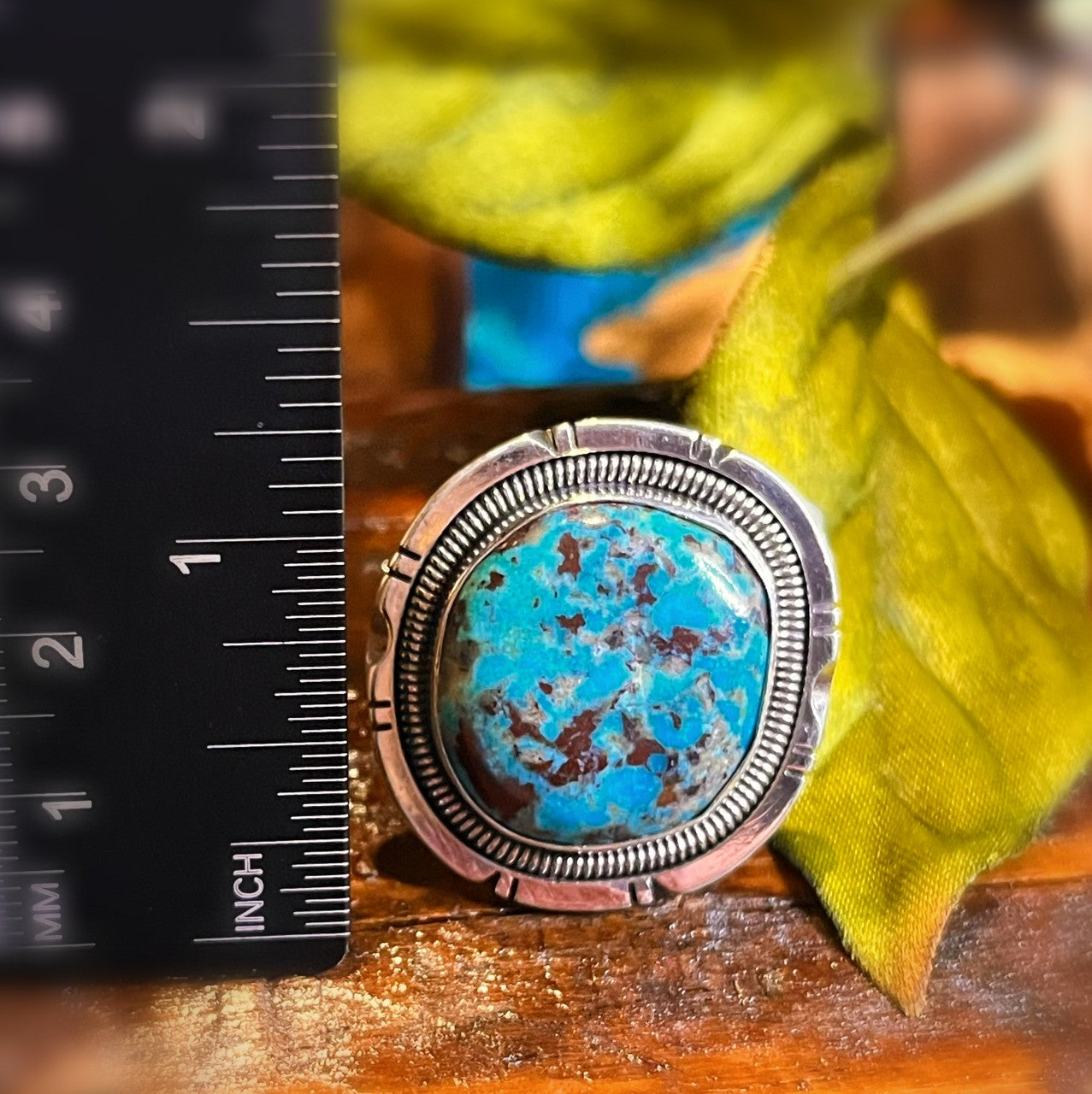 Pilot Mountain Turquoise Ring Sz. 6