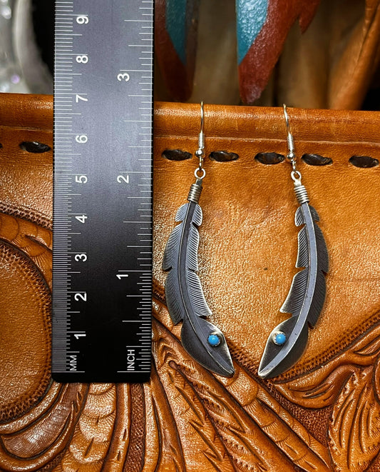 Sleeping Beauty Turquoise Earrings