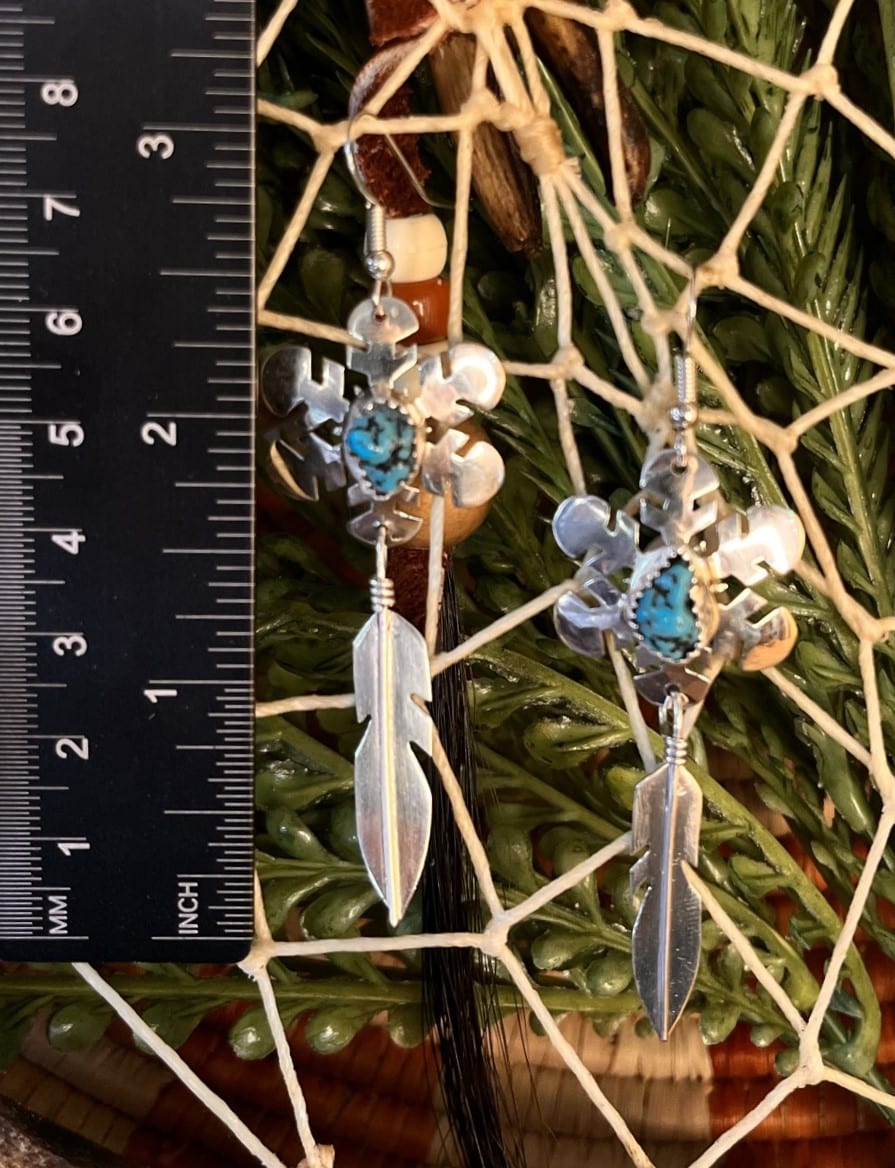 Sleeping Beauty Turquoise Earrings