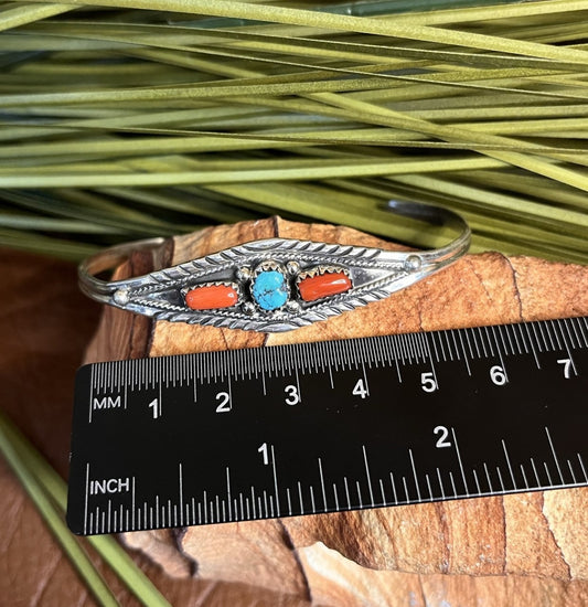 Sleeping Beauty and Coral Bracelet