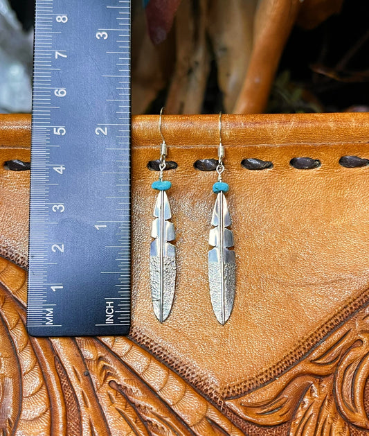Sleeping Beauty Turquoise Earrings