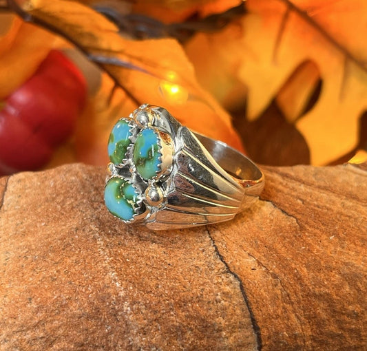 Sierra Nevada Turquoise Ring Sz. 15
