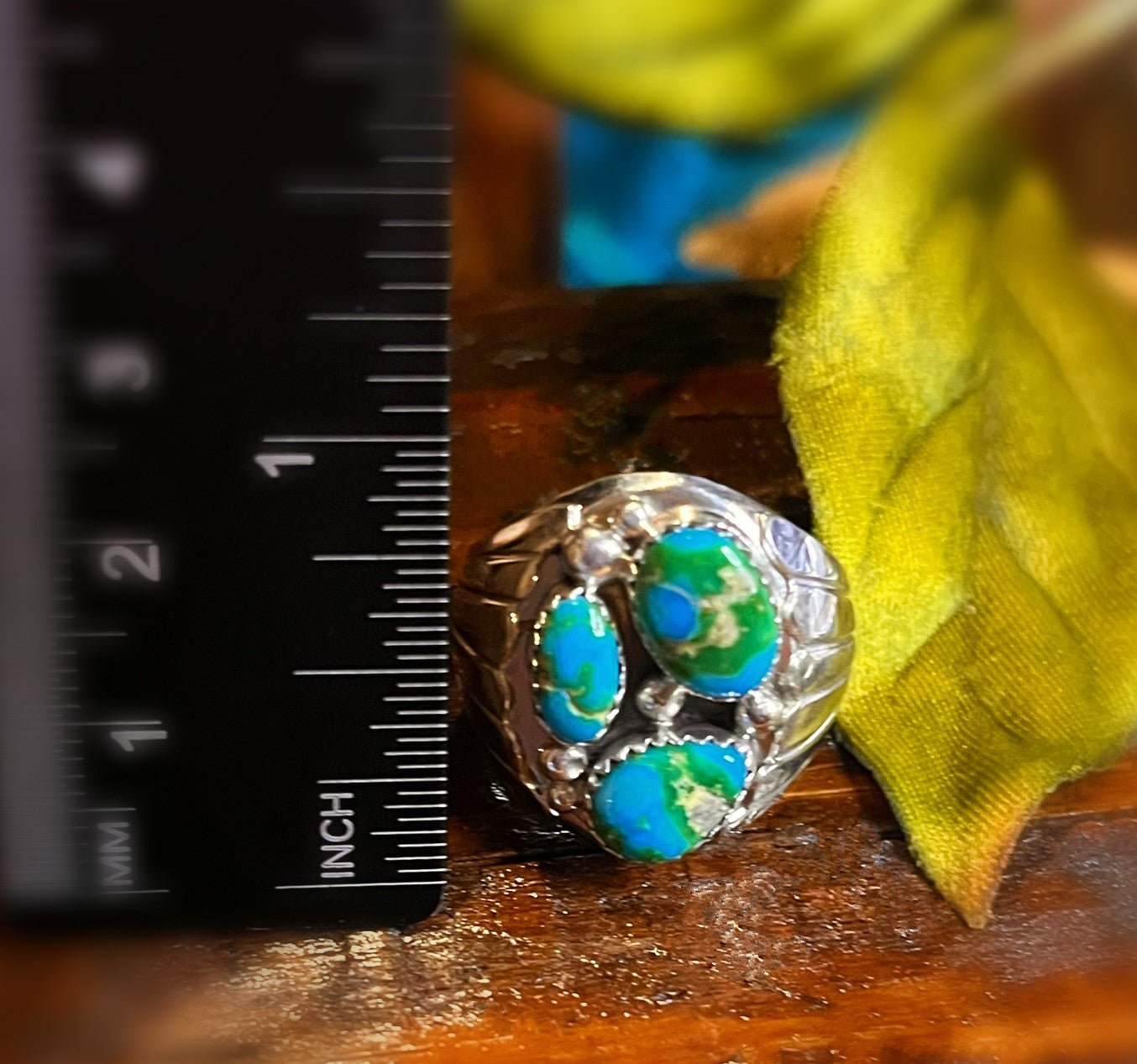 Sierra Nevada Turquoise Ring Sz. 10.5