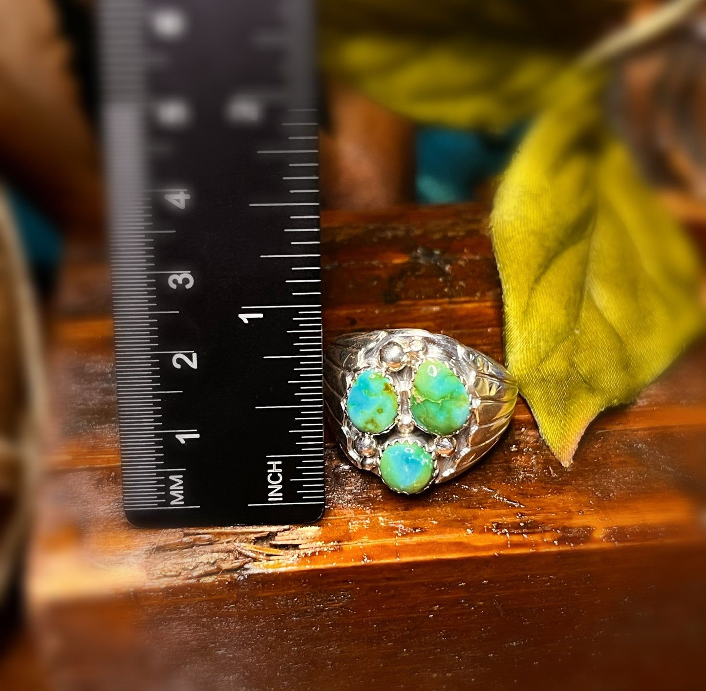 Sierra Nevada Turquoise Ring Sz. 15
