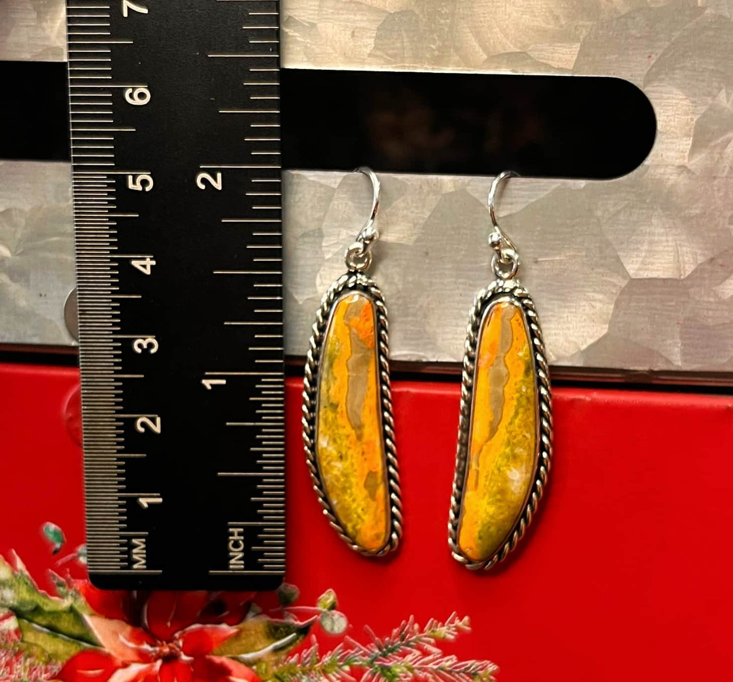 Bumble Bee Jasper Earrings