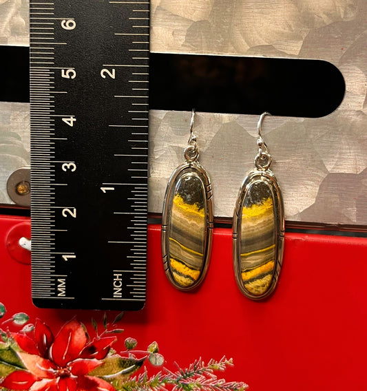 Bumble Bee Jasper Earrings