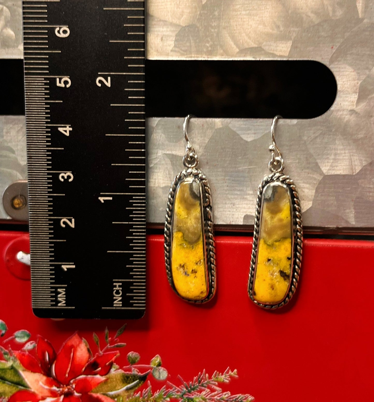 Bumble Bee Jasper Earrings