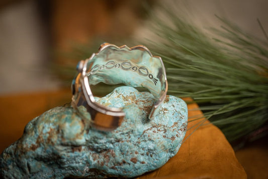 Kingman & Coral Cuff