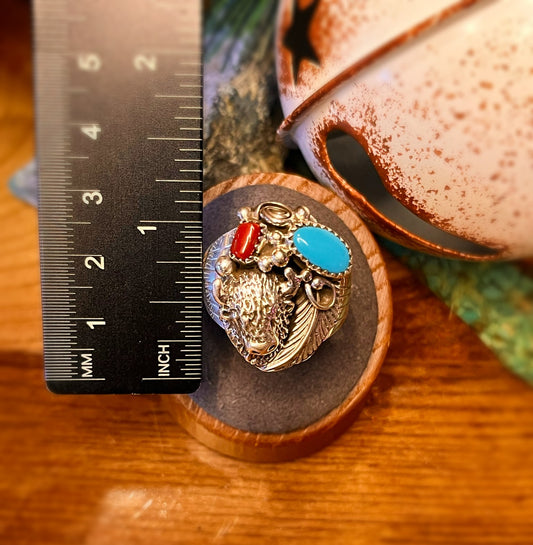 Sleeping Beauty Turquoise Ring Sz. 11.5