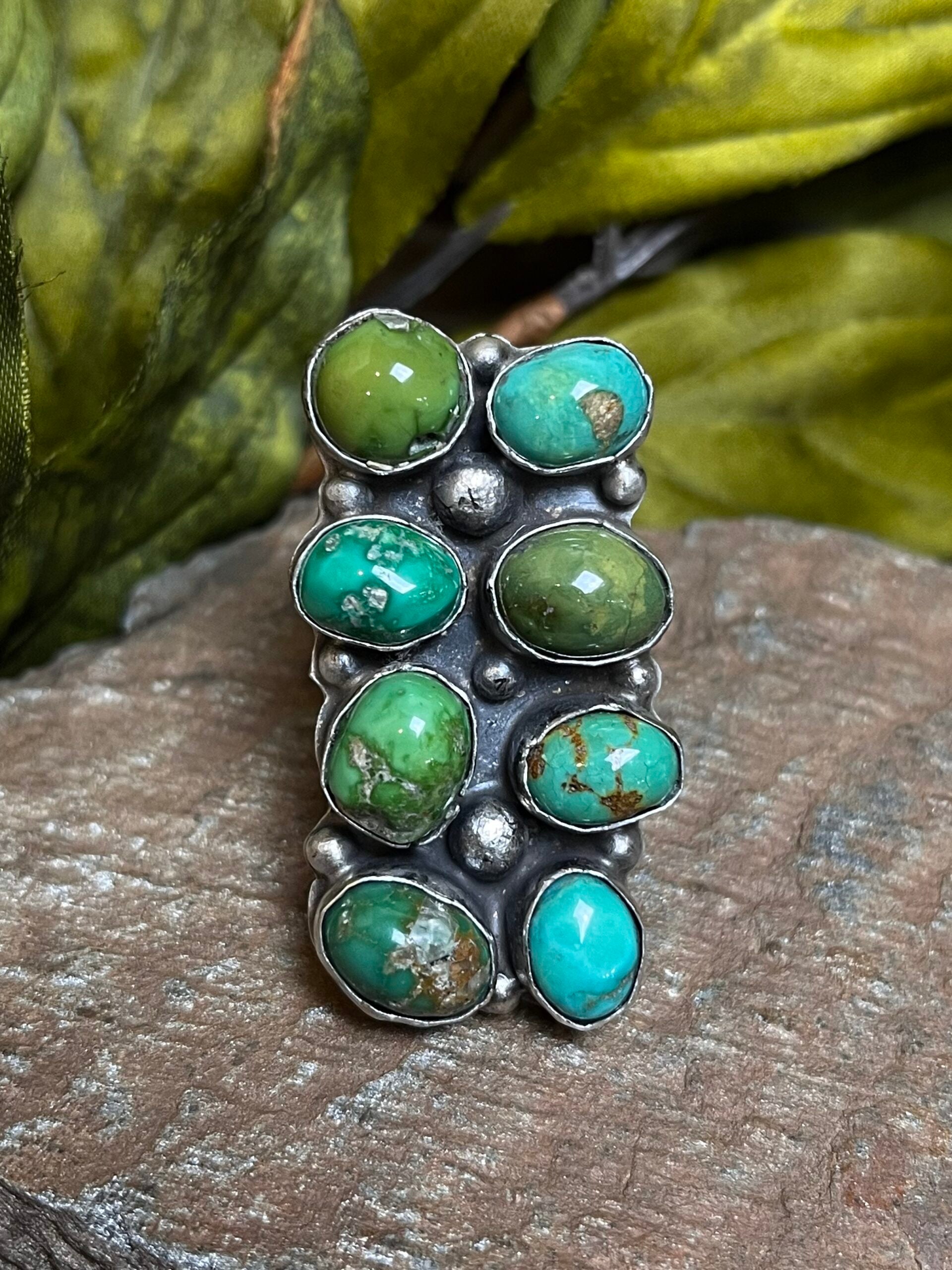 Adjustable Sonoran Turquoise Ring