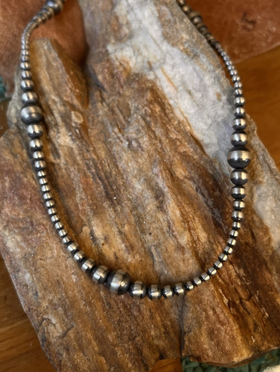 16 IN Dakota Round Navajo Pearl Necklace