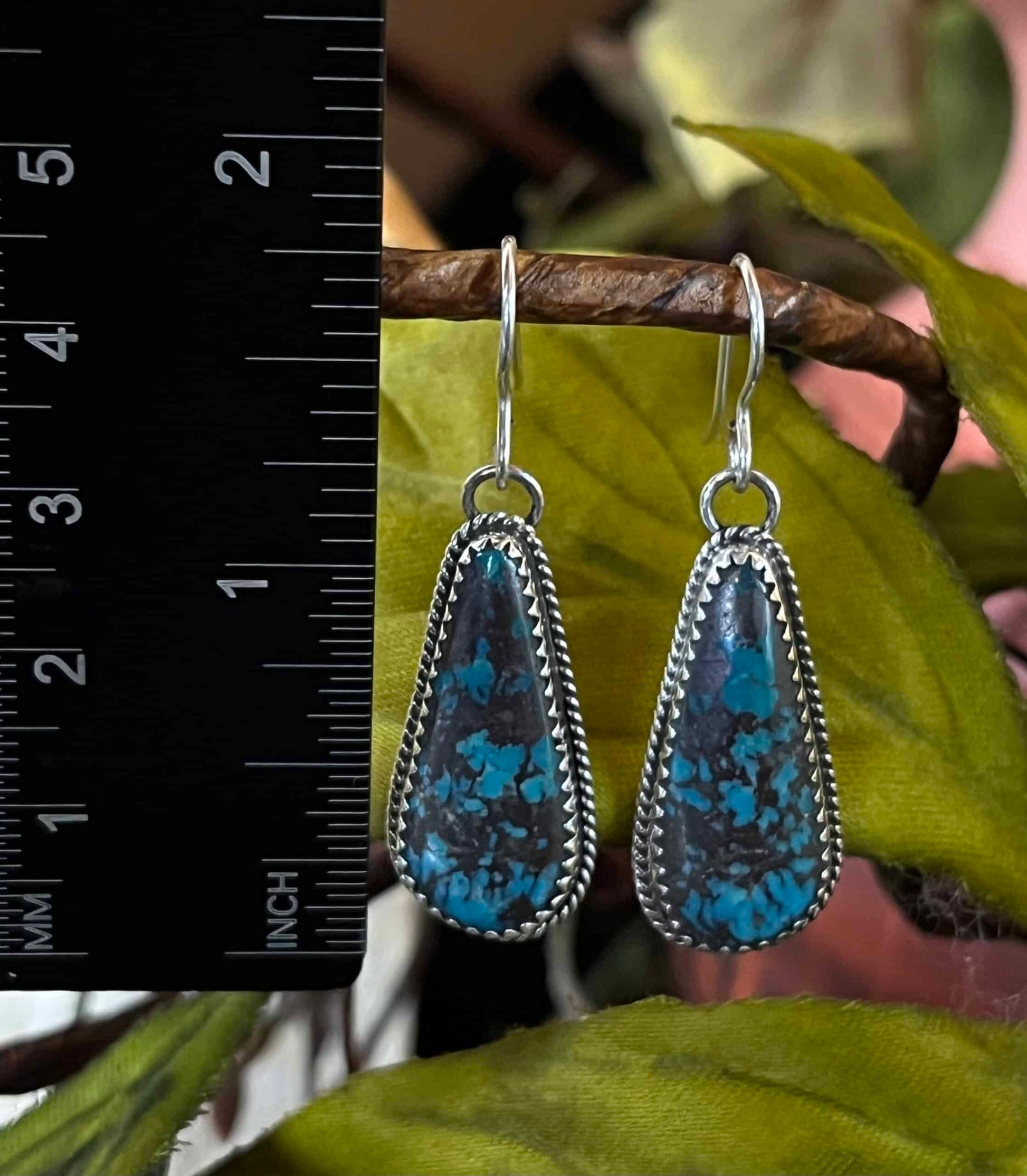 Emerald Valley Turquoise Earrings