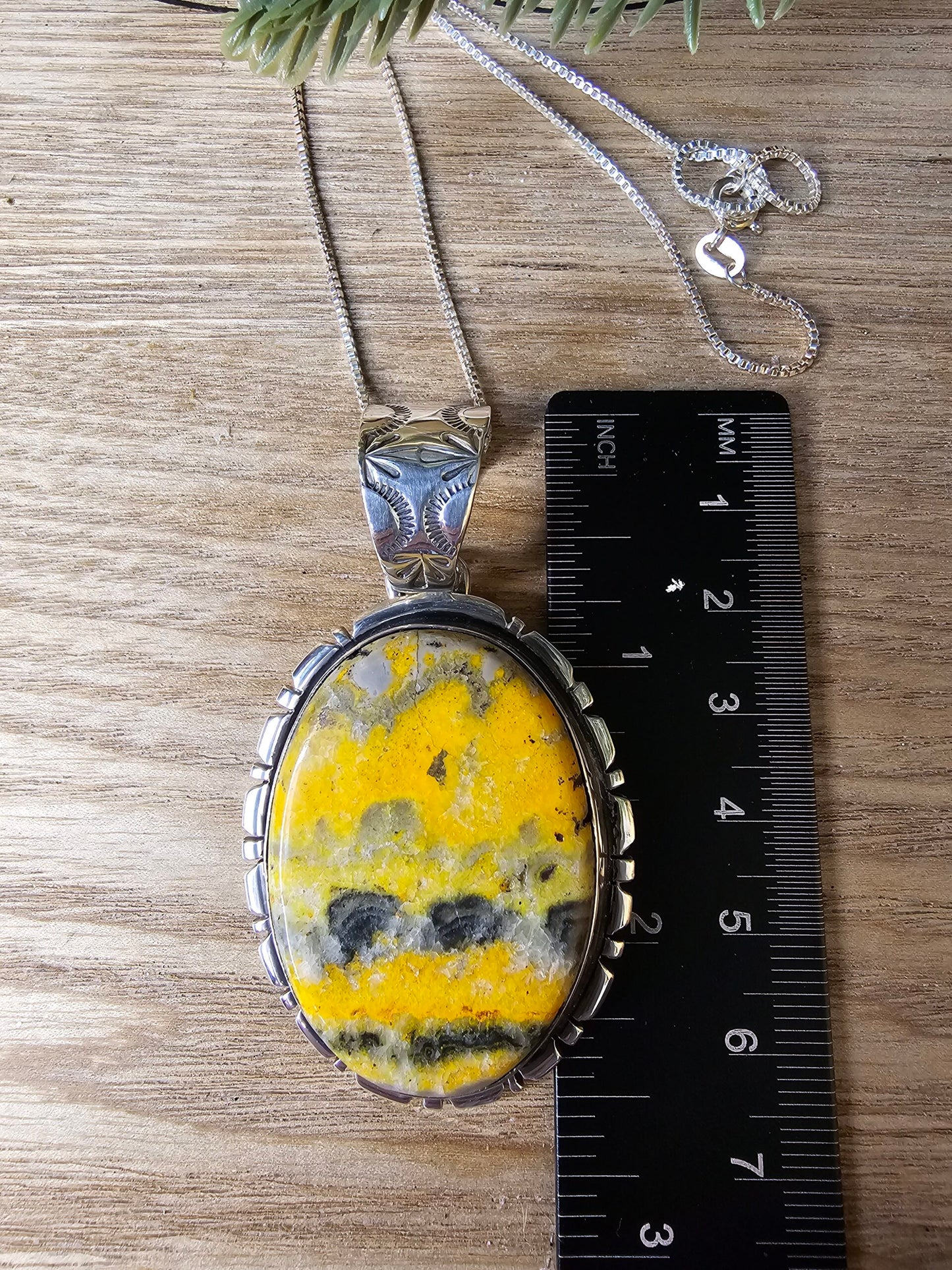 Bumble Bee Jasper Necklace