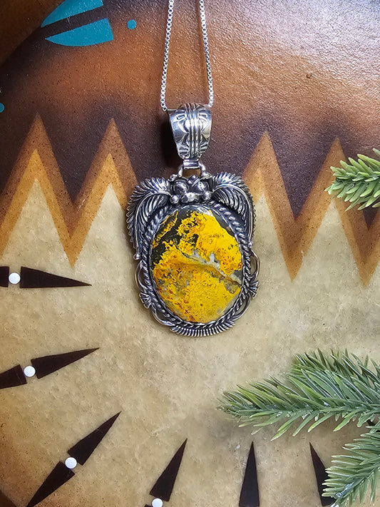Bumble Bee Jasper Necklace