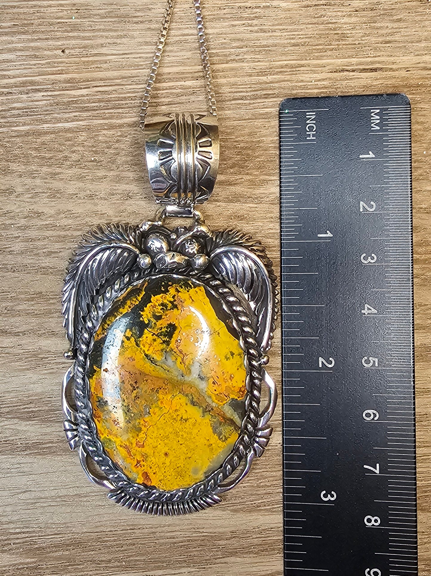 Bumble Bee Jasper Necklace