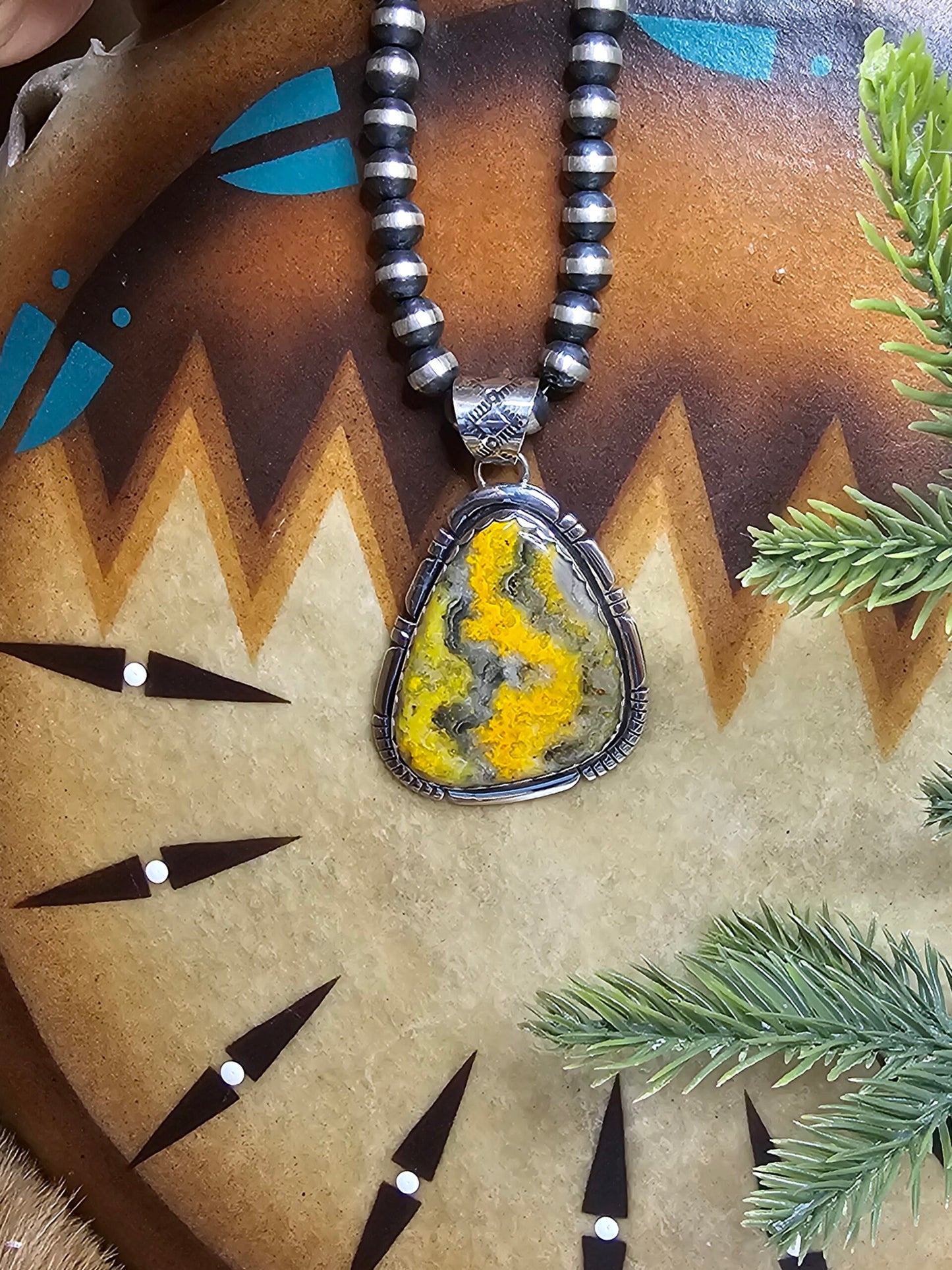 Bumble Bee Jasper Necklace