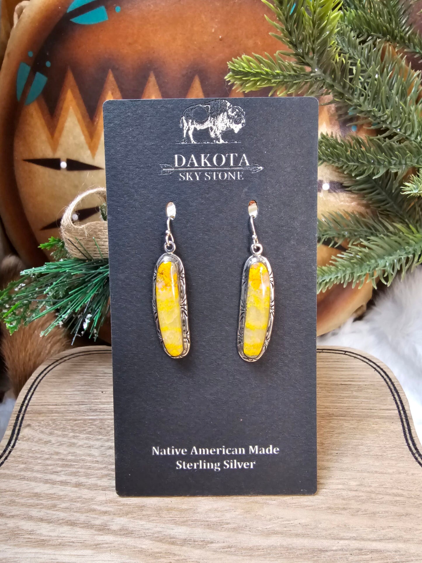 Bumble Bee Jasper Earrings