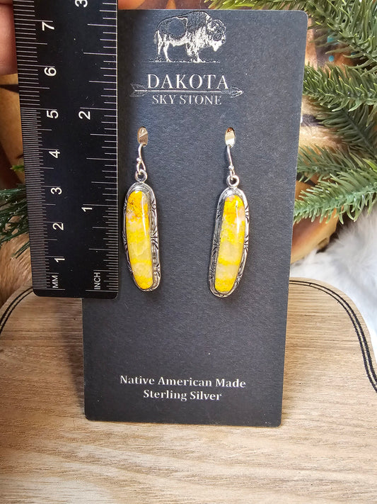 Bumble Bee Jasper Earrings