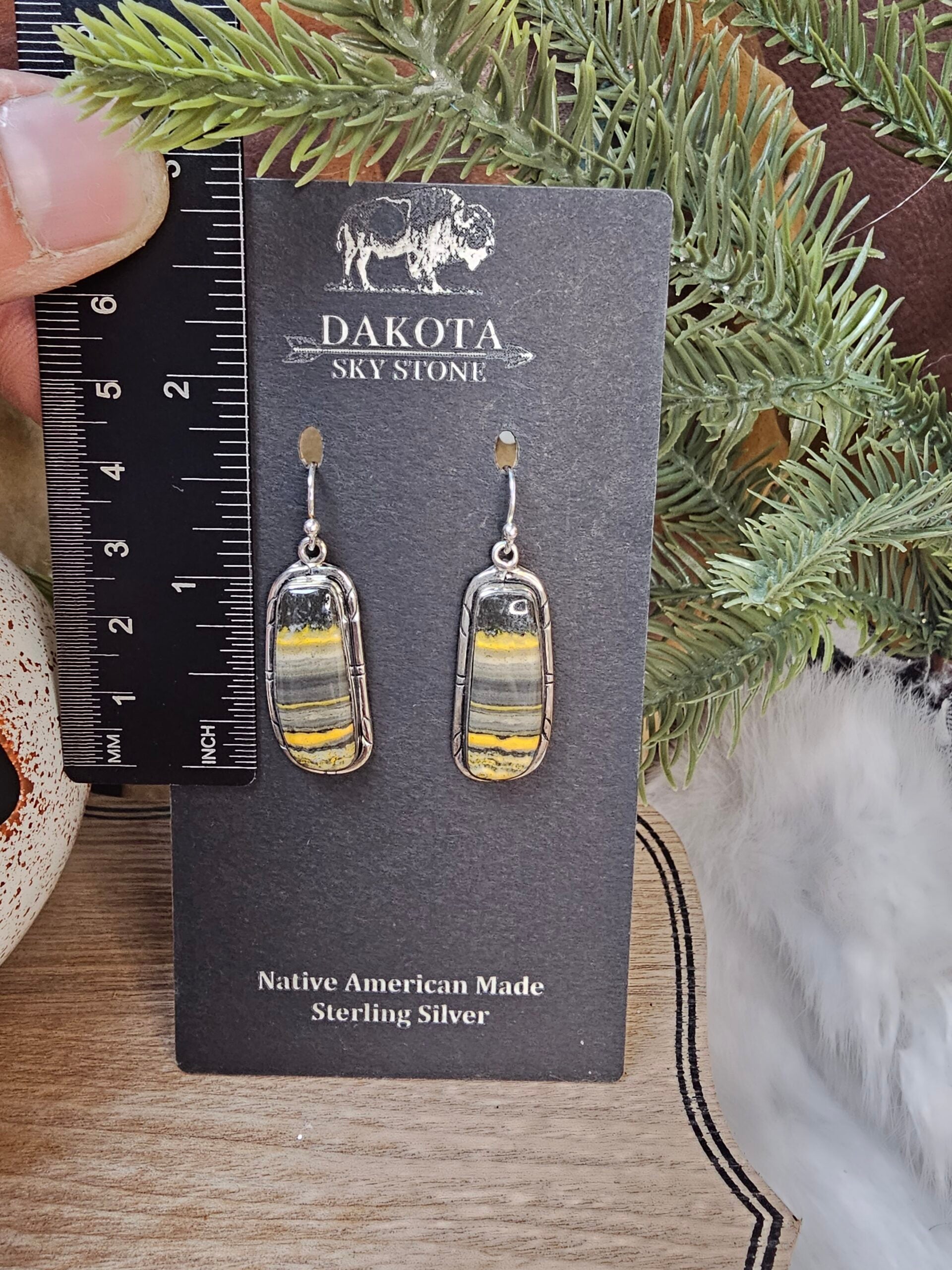 Bumble Bee Jasper Earrings