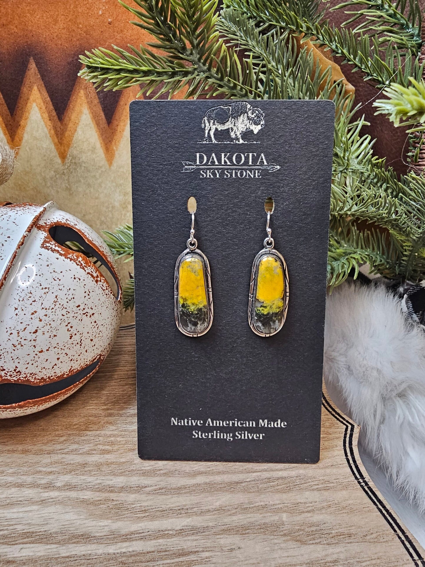 Bumble Bee Jasper Earrings