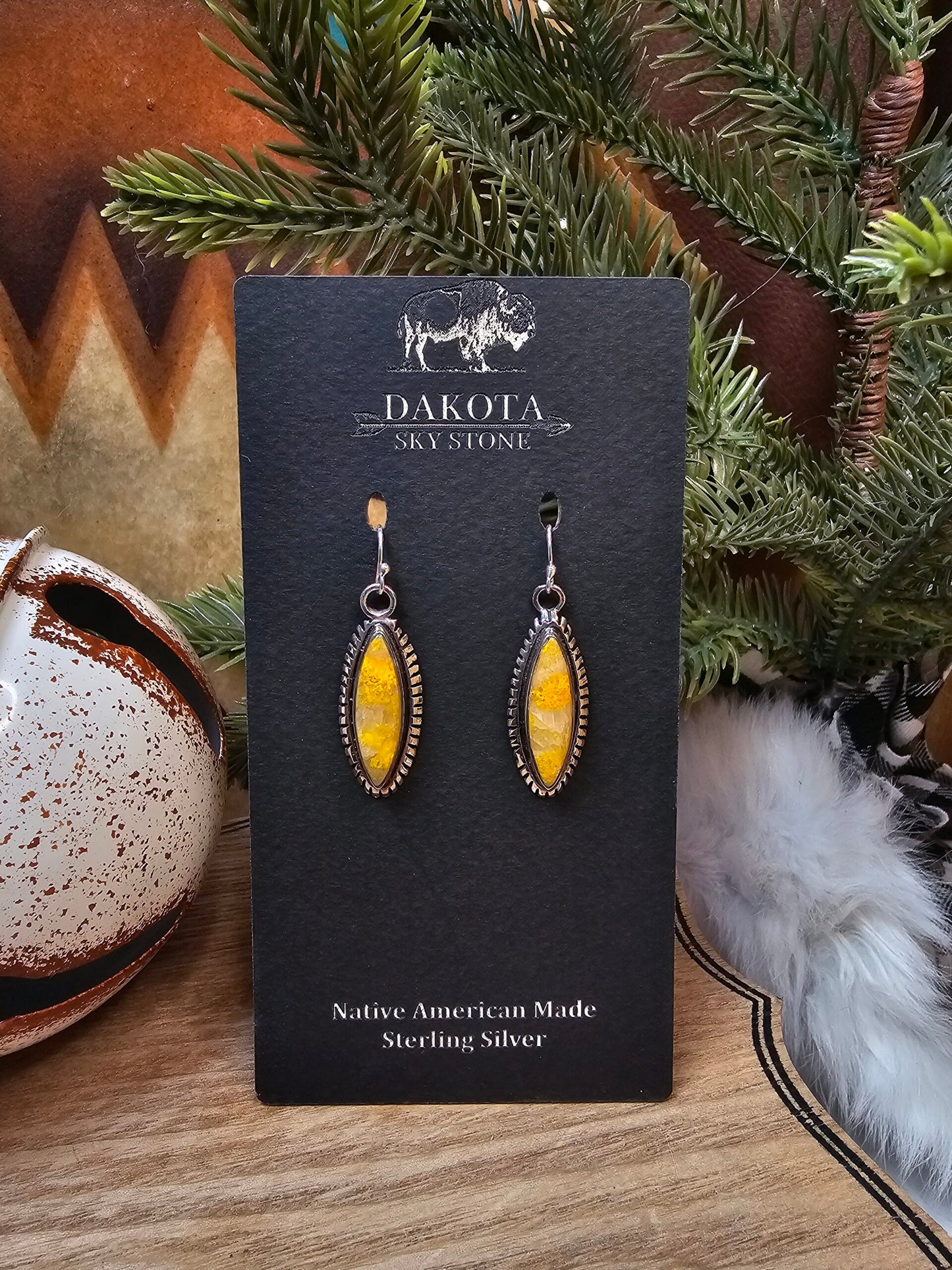 Bumble Bee Jasper Earrings