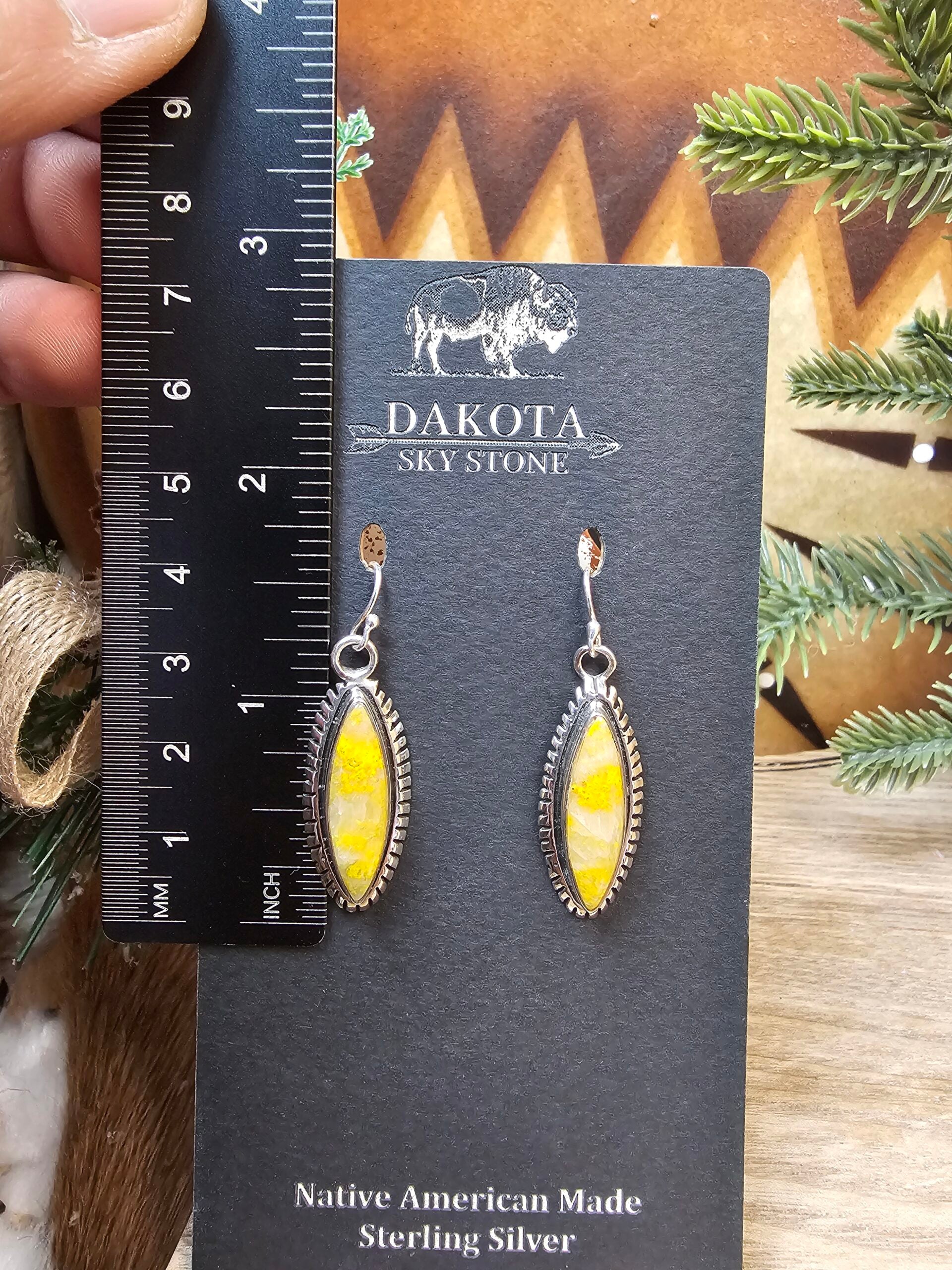 Bumble Bee Jasper Earrings