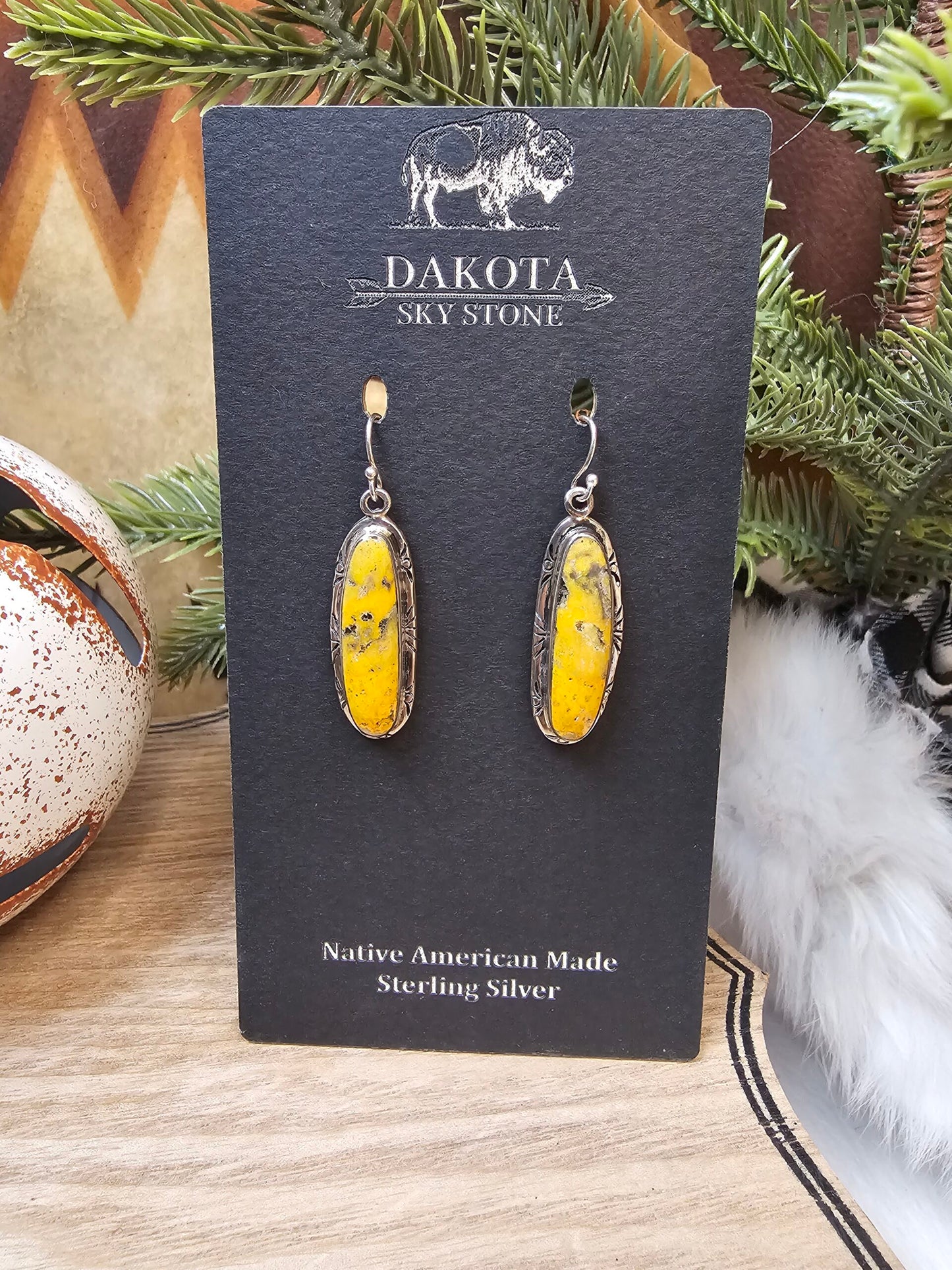 Bumble Bee Jasper Earrings