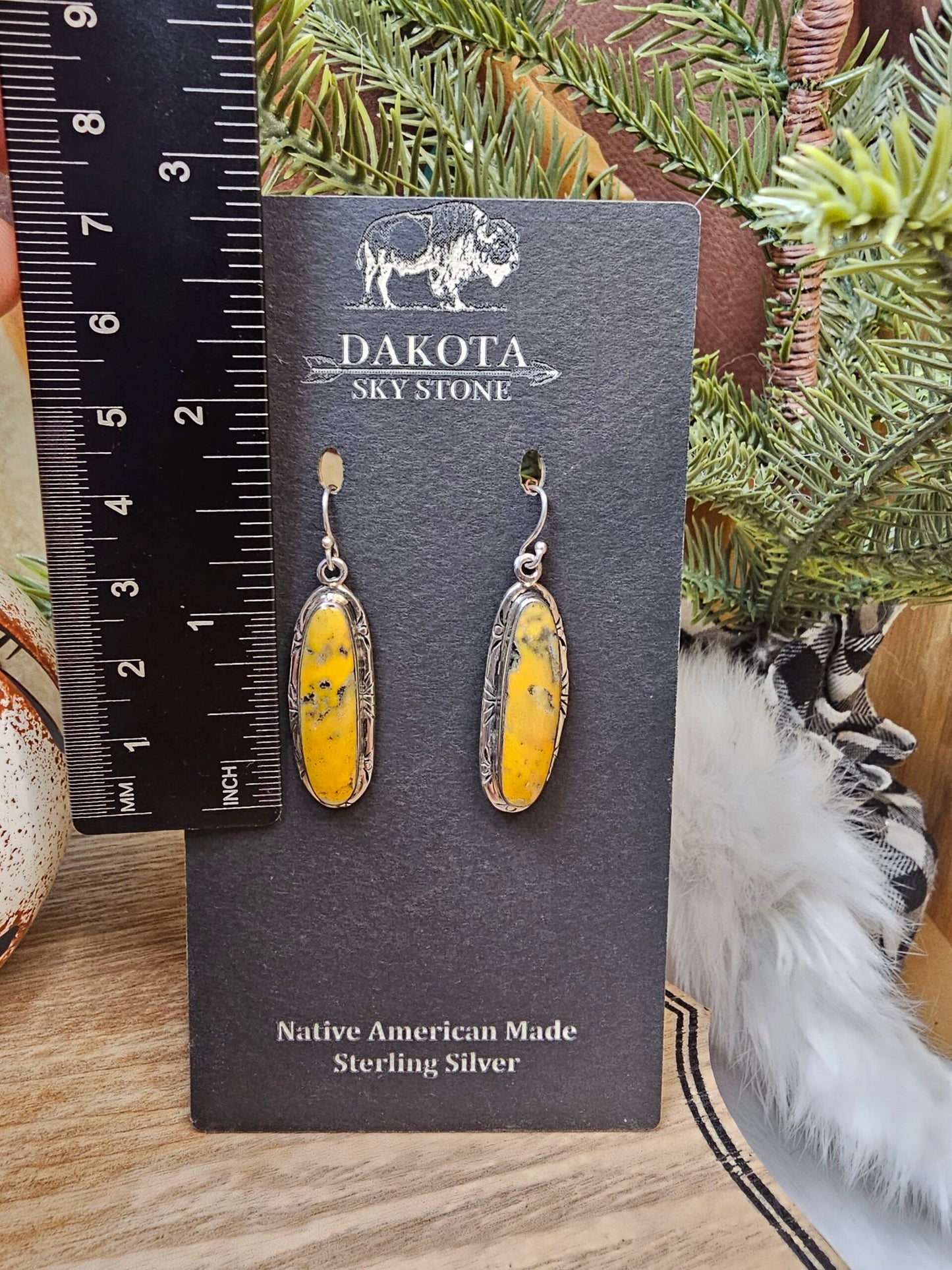 Bumble Bee Jasper Earrings