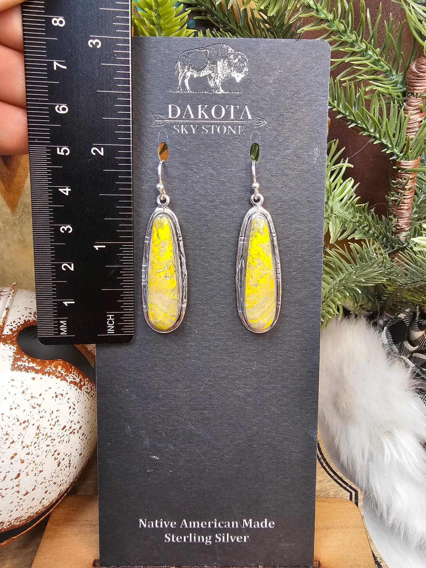 Bumble Bee Jasper Earrings