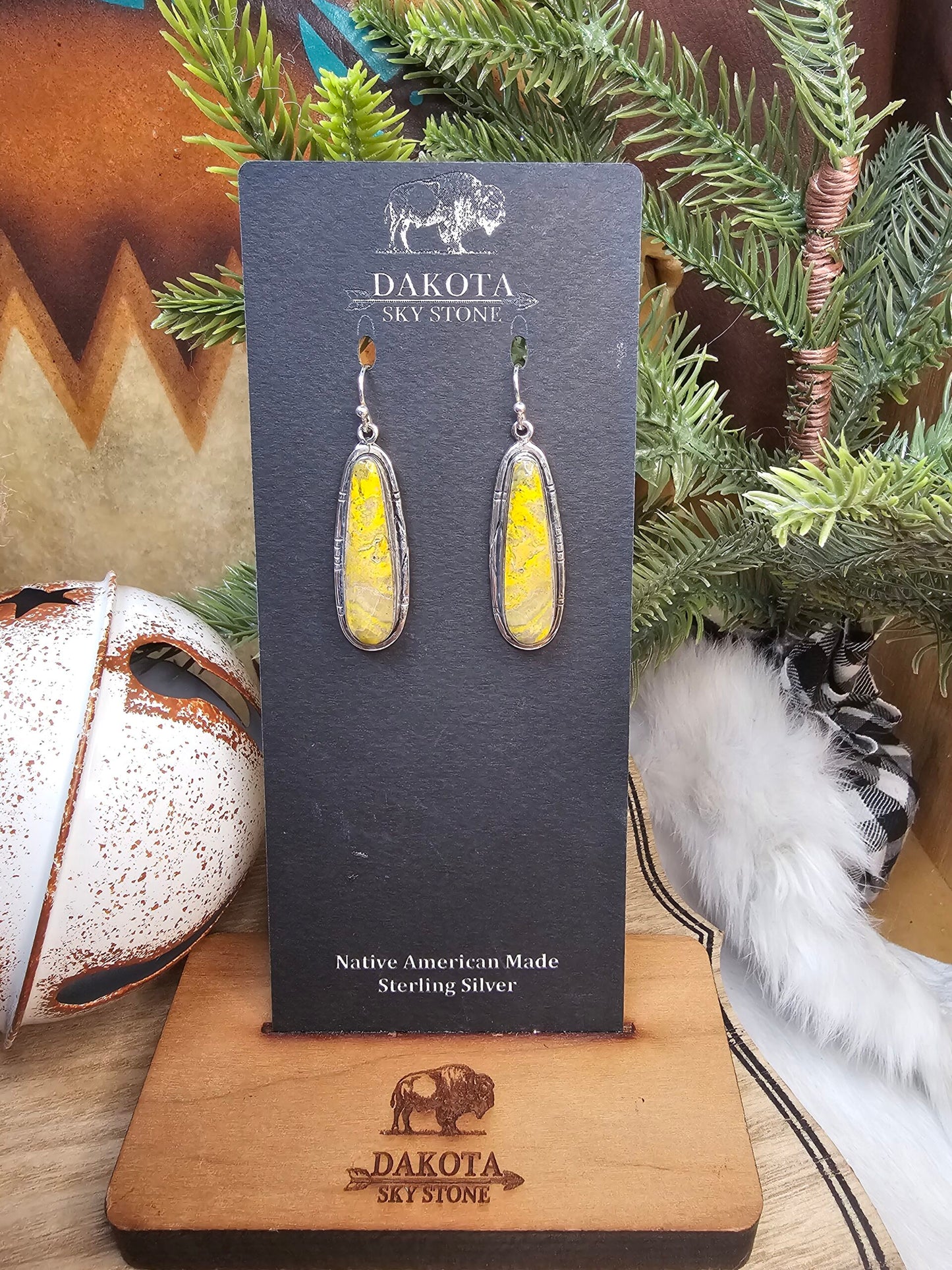 Bumble Bee Jasper Earrings