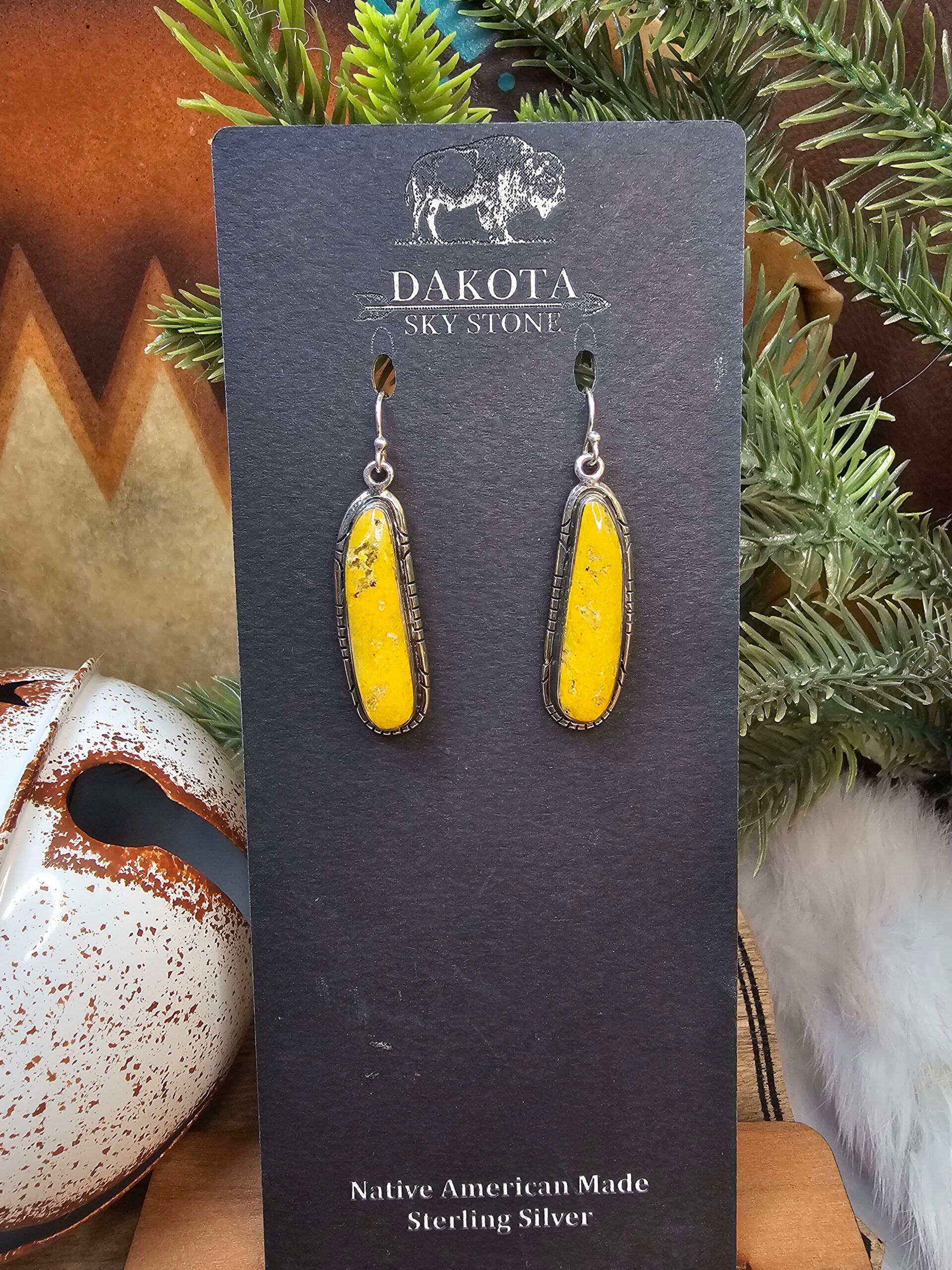 Bumble bee Jasper Earrings