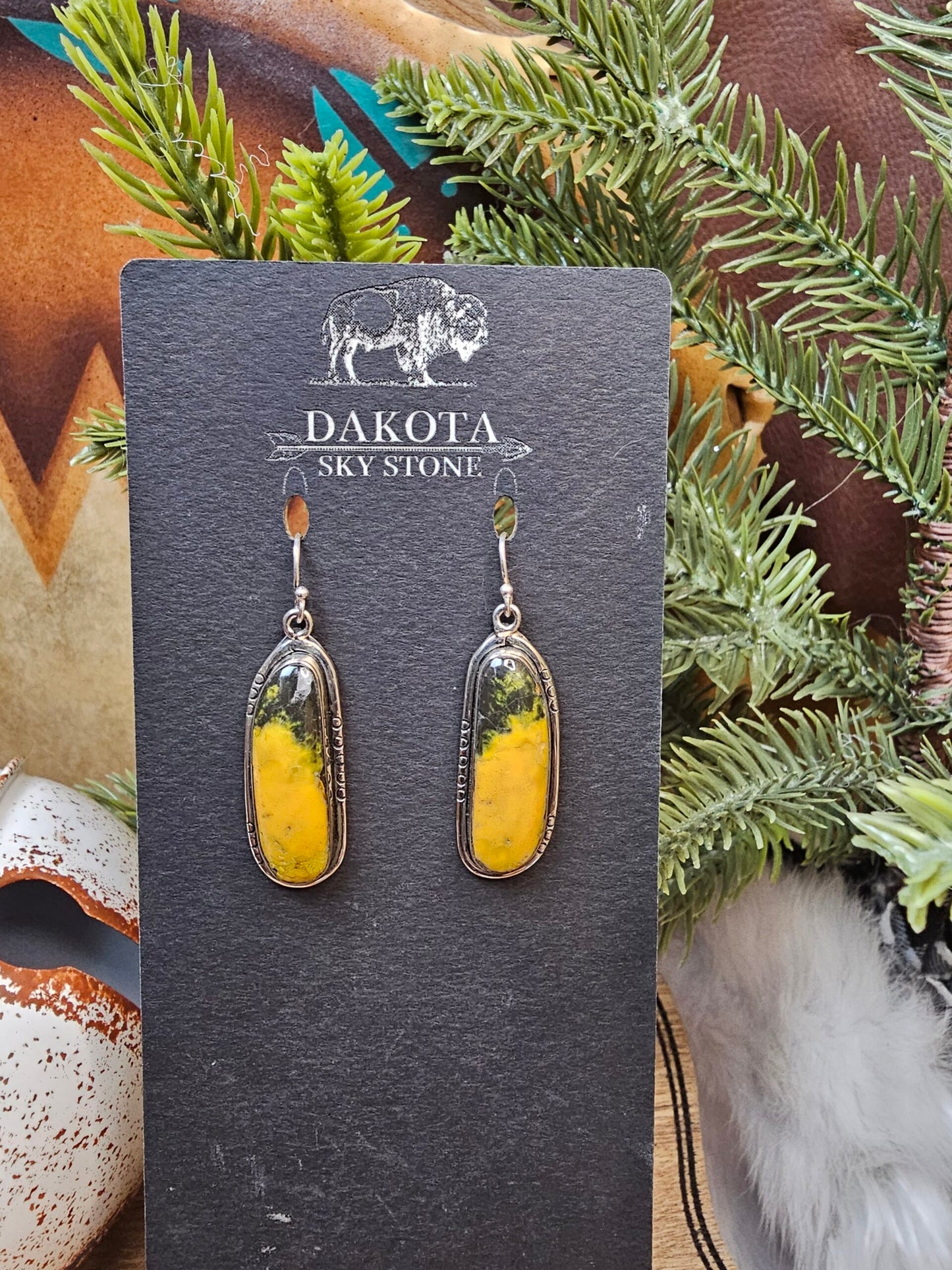 Bumble Bee Jasper Earrings