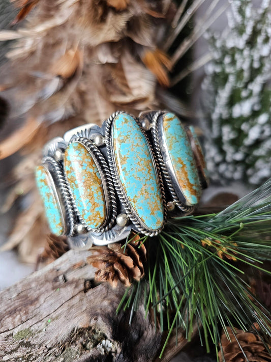 Number 8 Turquoise Bracelet