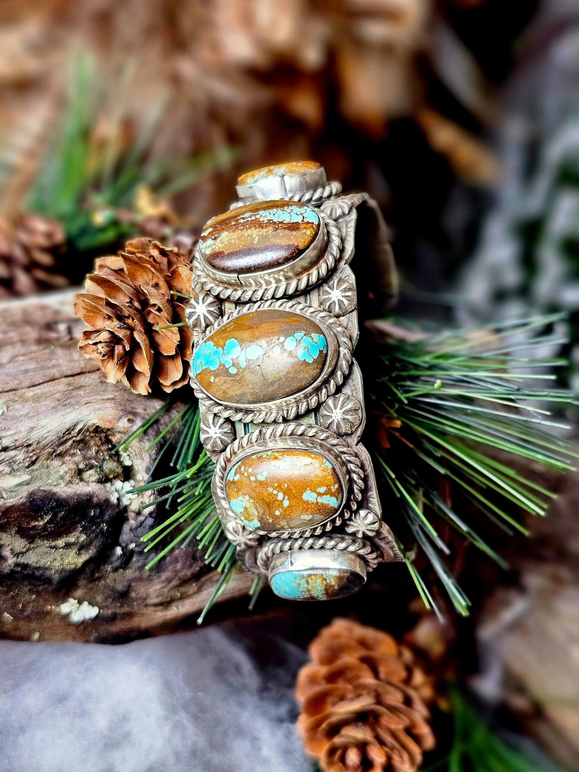 Number 8 Turquoise Bracelet