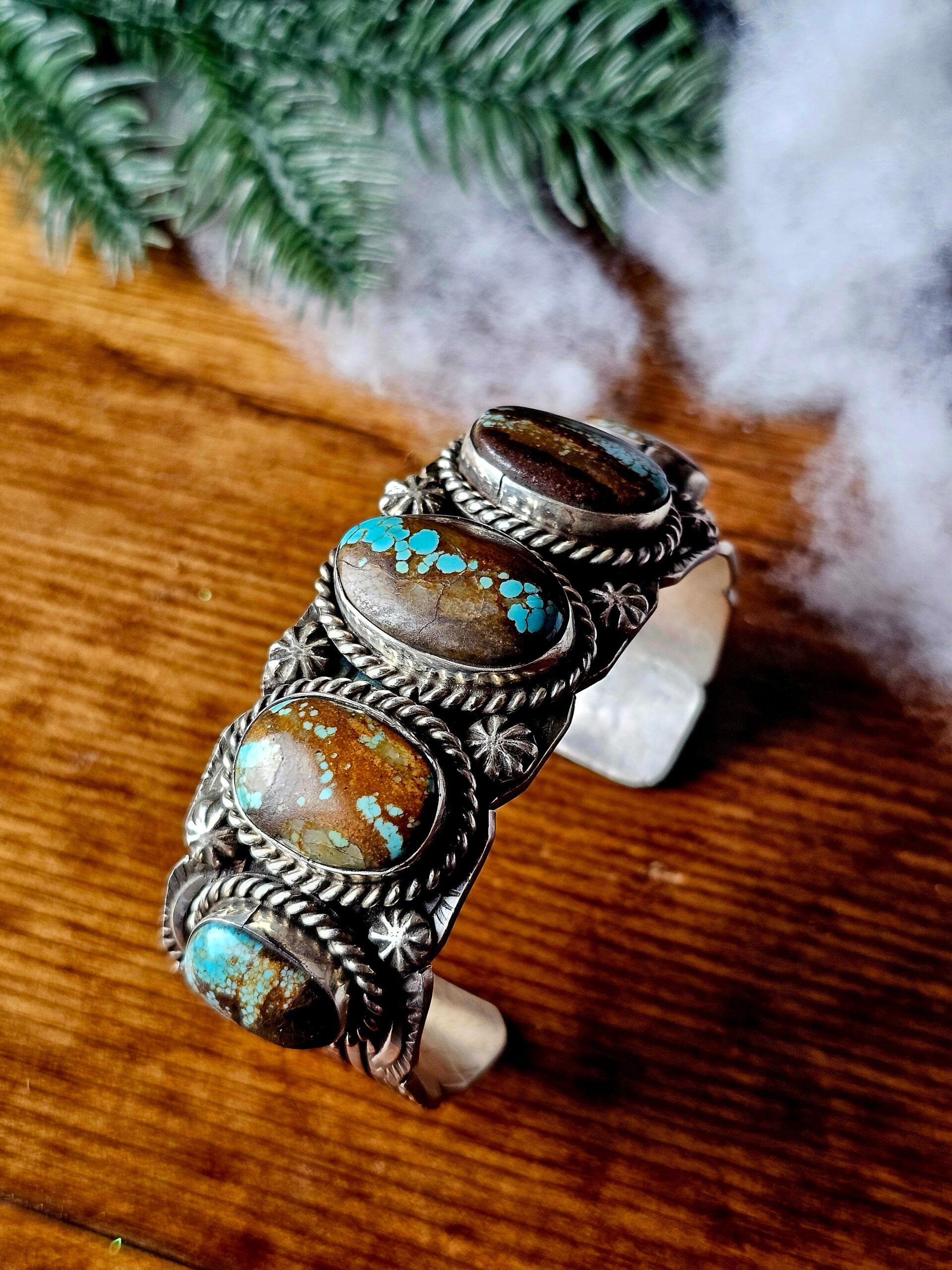 Number 8 Turquoise Bracelet