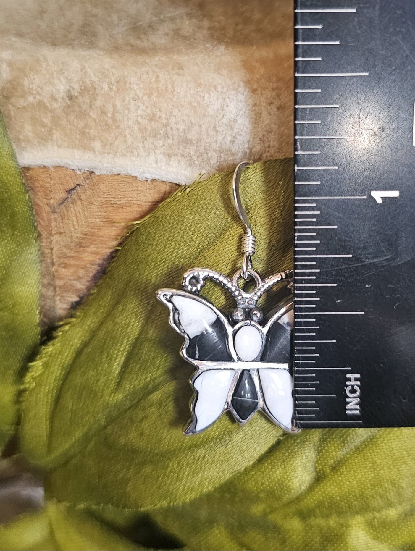 White Buffalo Earrings