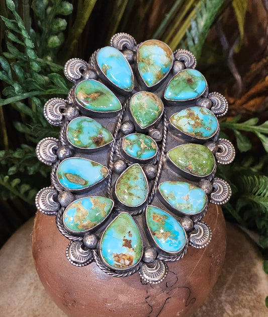 Adjustable Sonoran Turquoise Ring