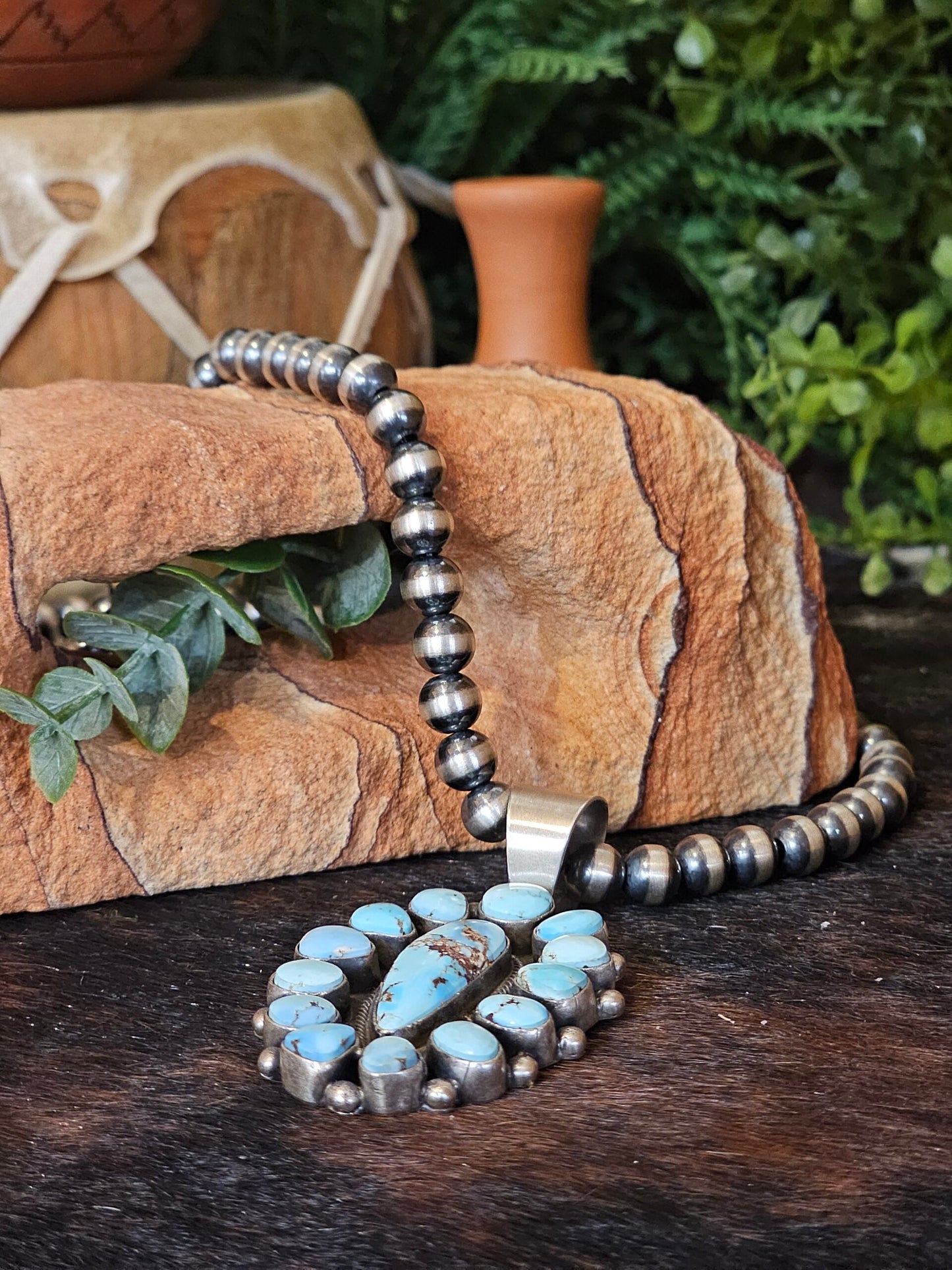 Golden Hills Turquoise Necklace