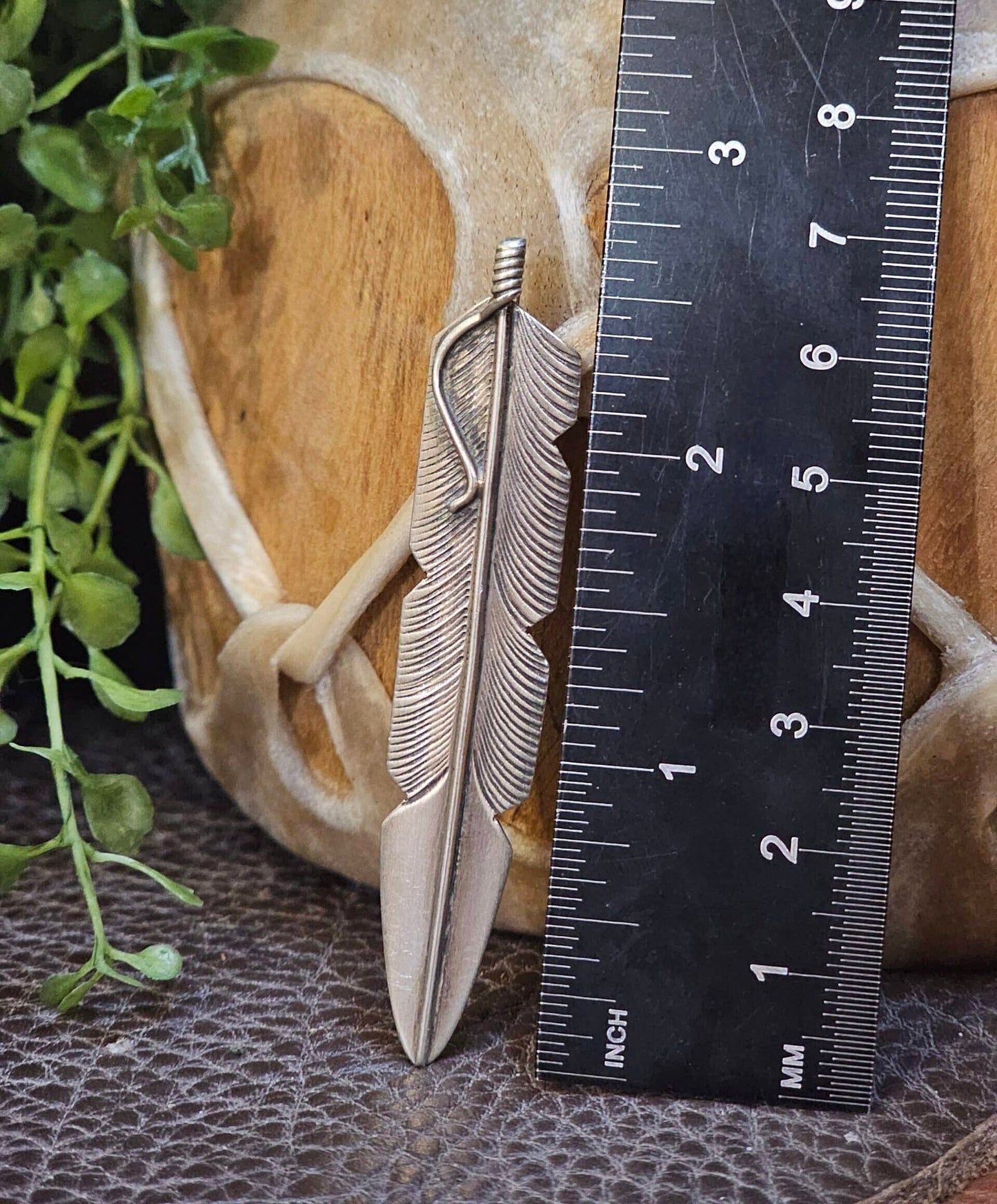 Sterling Silver Feather Pin