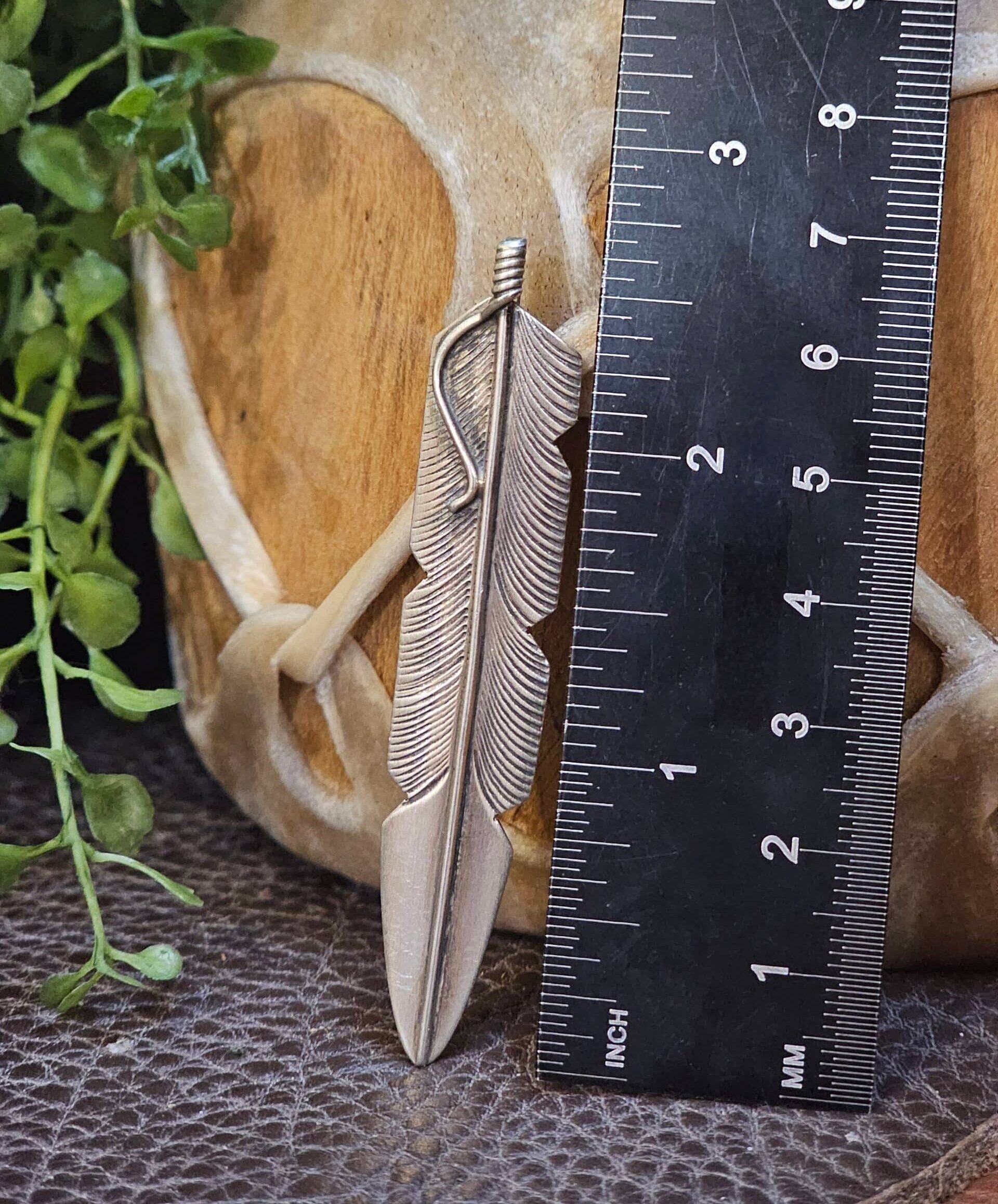 Sterling Silver Feather Pin