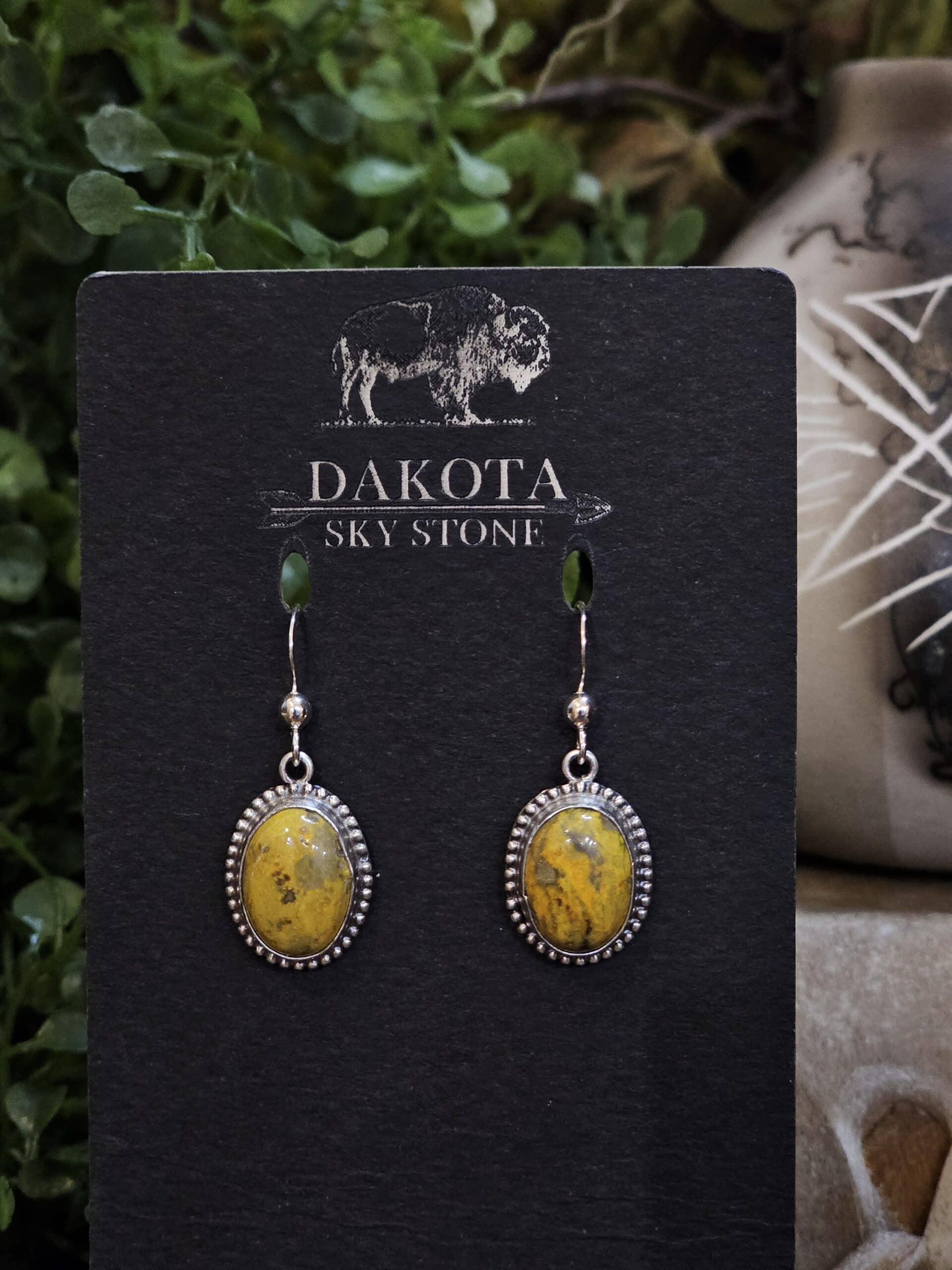 Bumble Bee Jasper Earrings