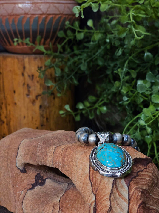 Number 8 Turquoise Necklace