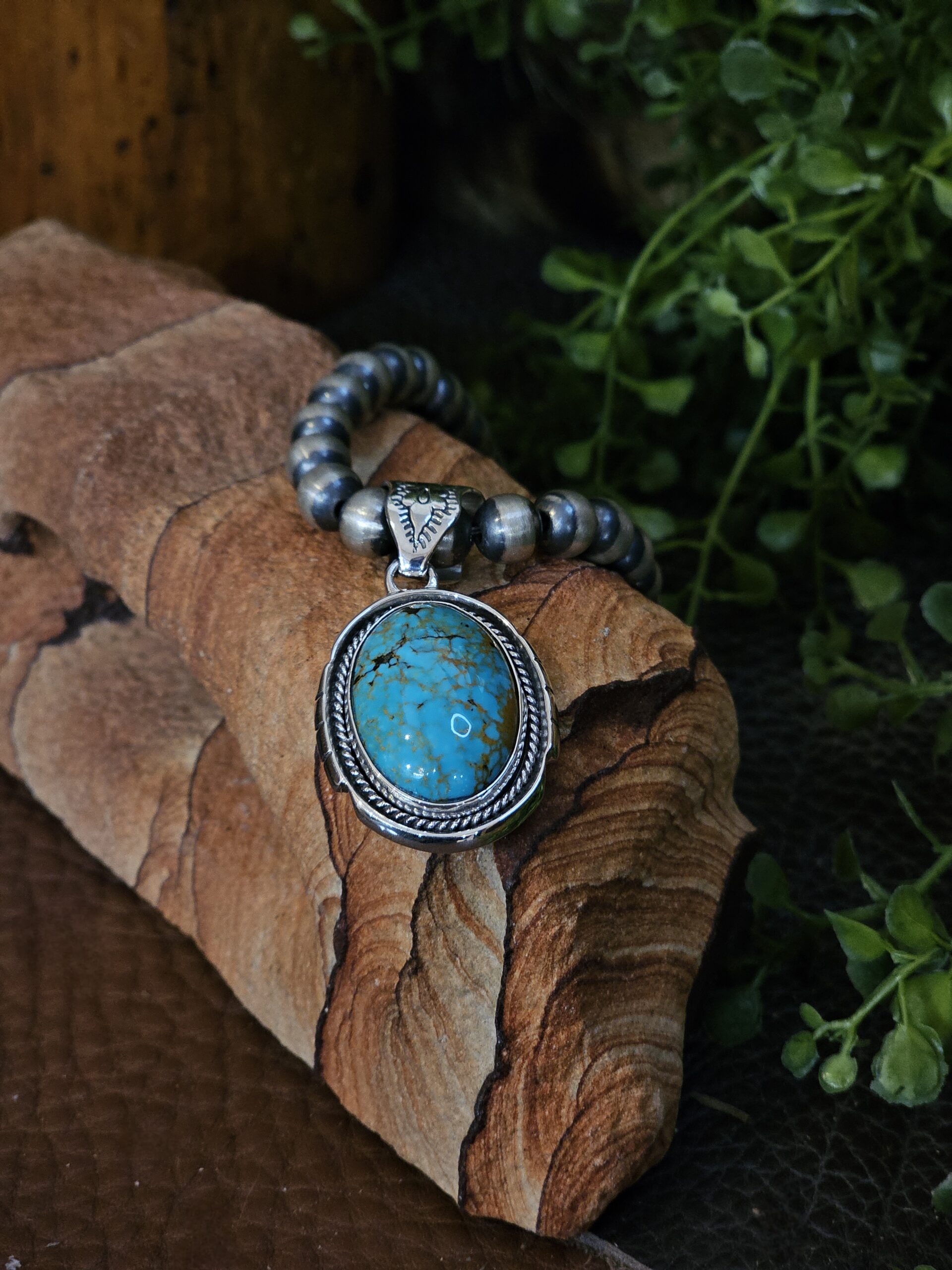 Number 8 Turquoise Necklace