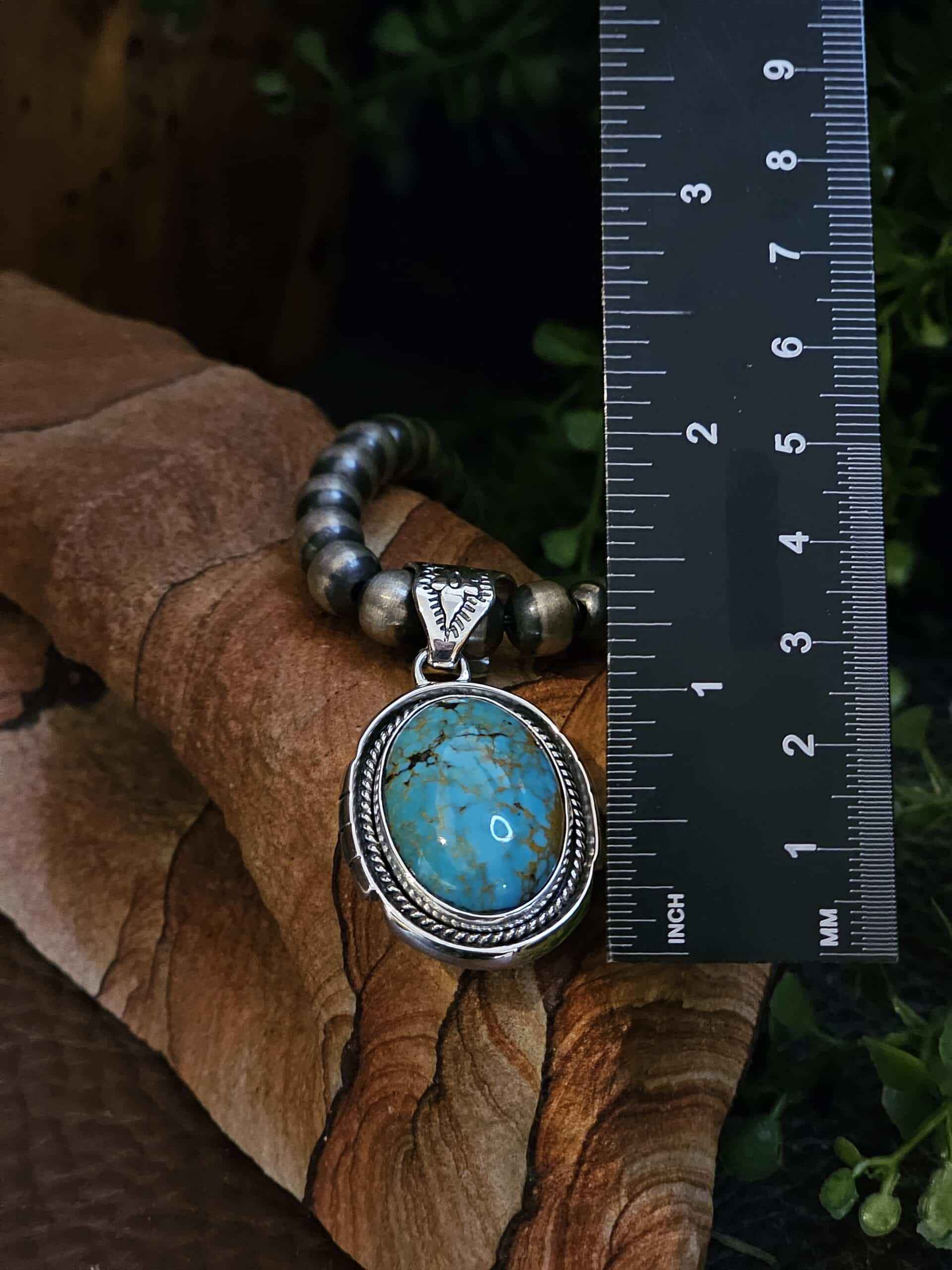 Number 8 Turquoise Necklace