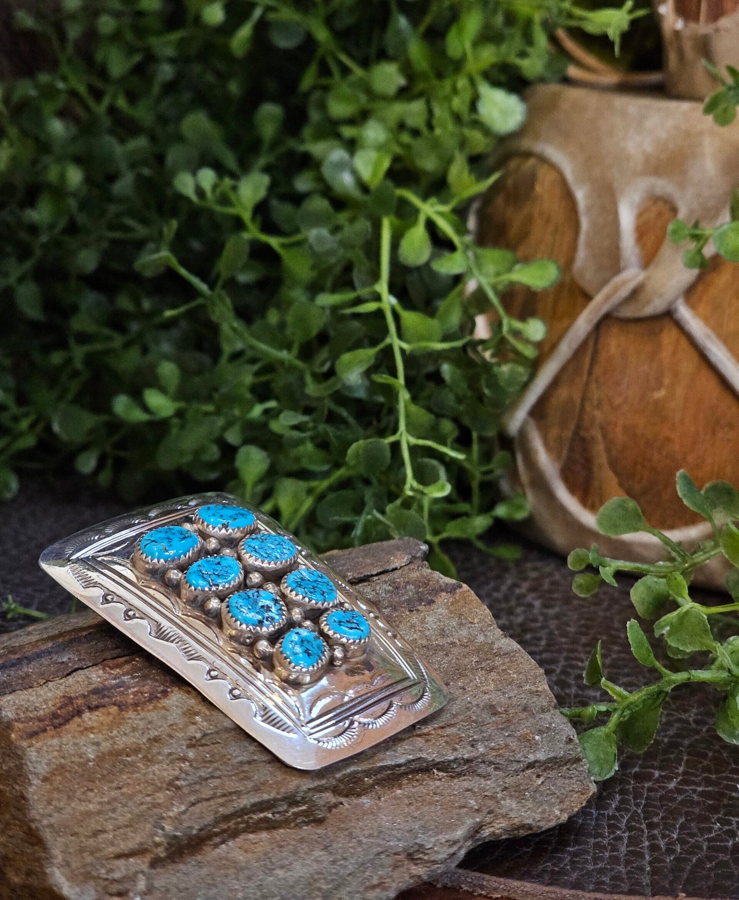 Sleeping Beauty Turquoise Bolo Tie